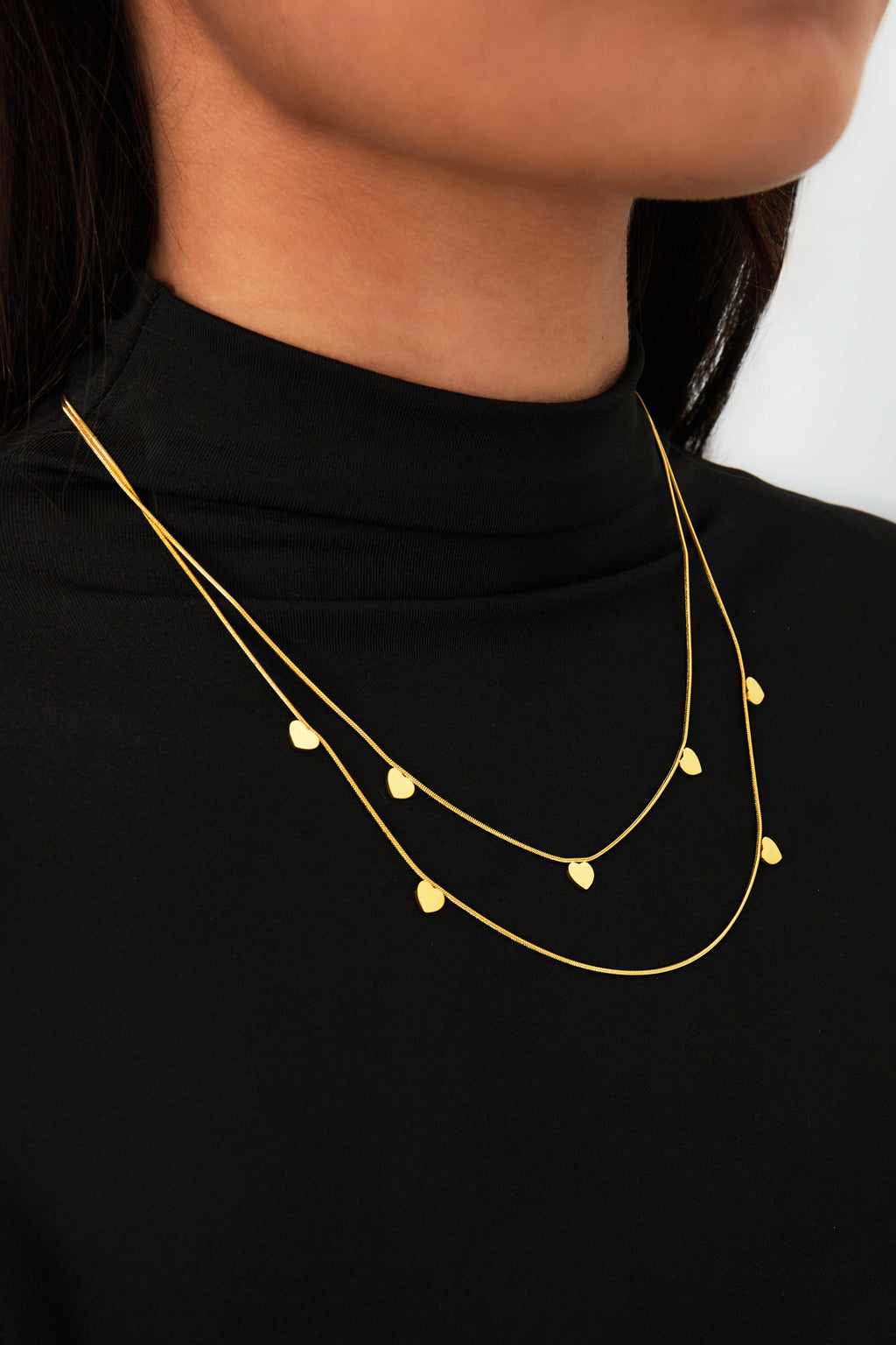 collana doppio cuore