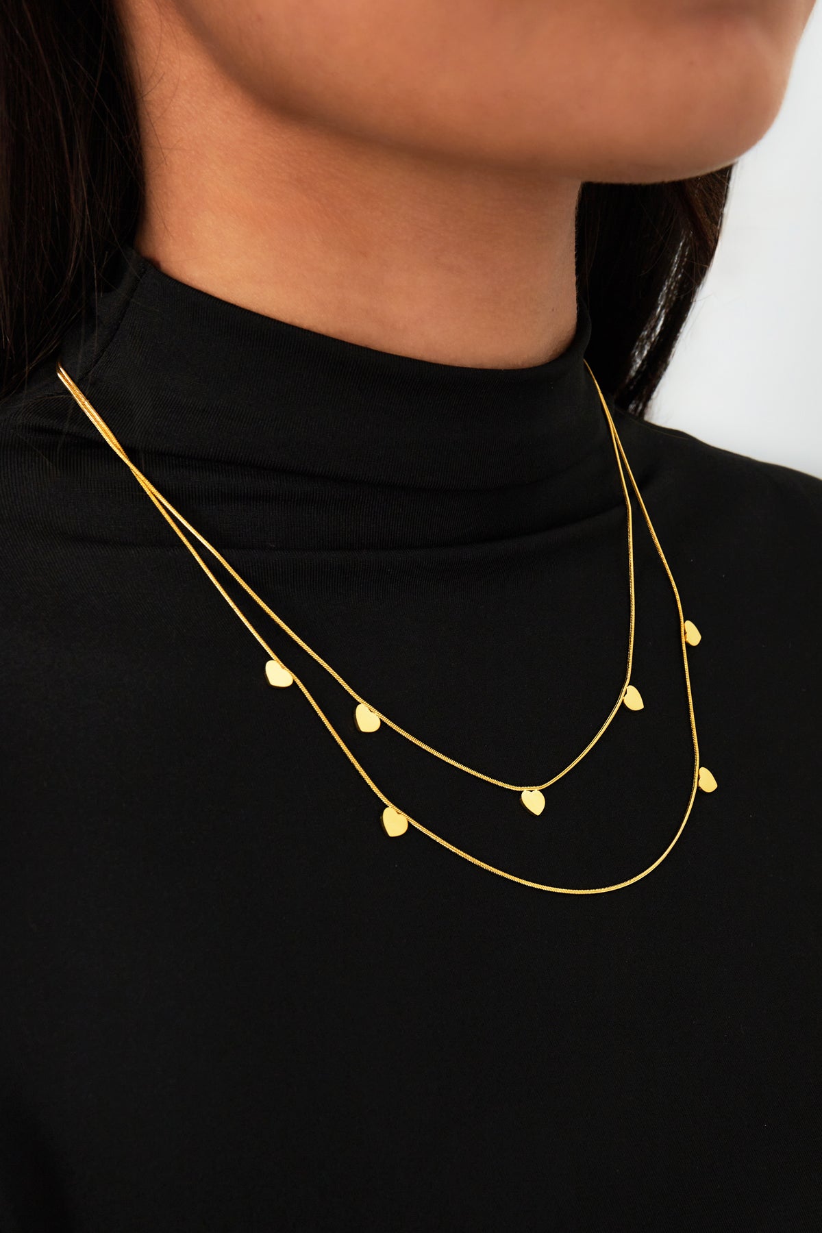 collana doppio cuore