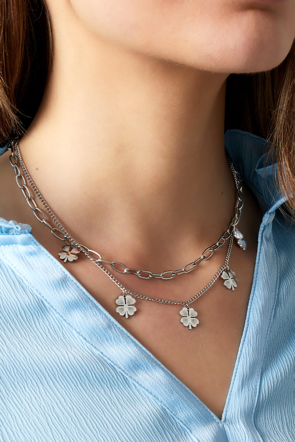 collana portafortuna a strati