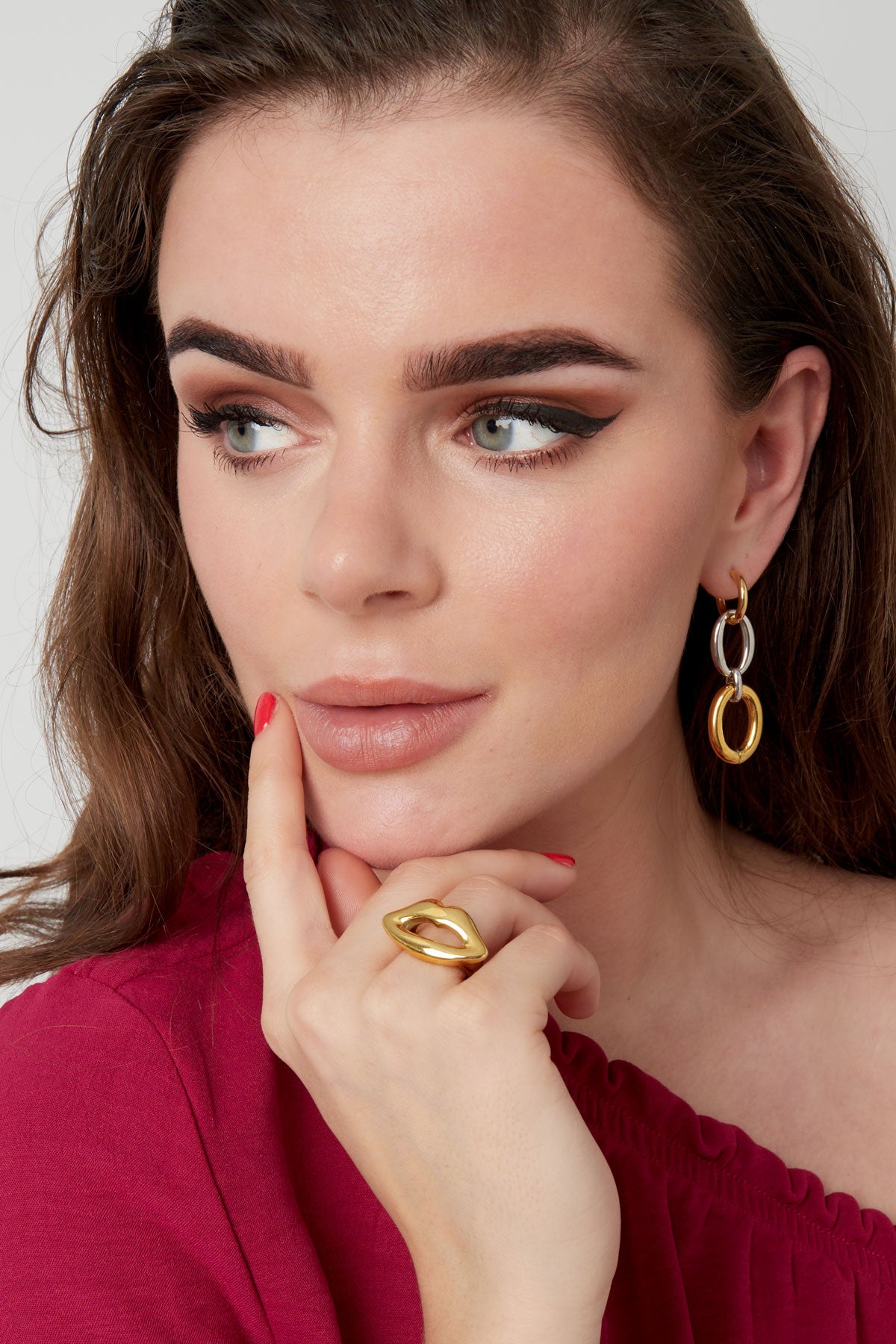 Bocca ad anello - Colore oro - 16