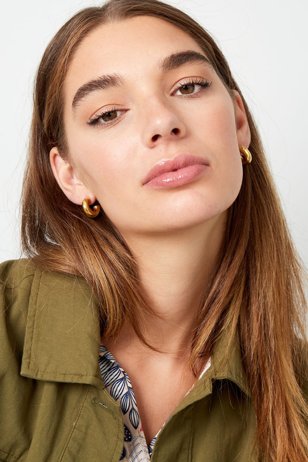 orecchini estetica base mezza luna piccola