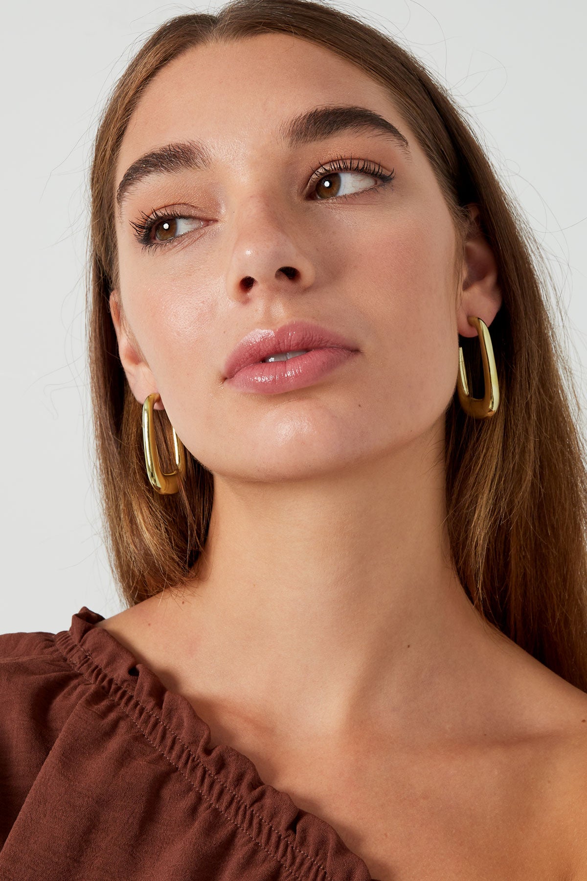 orecchini rettangolo estetico