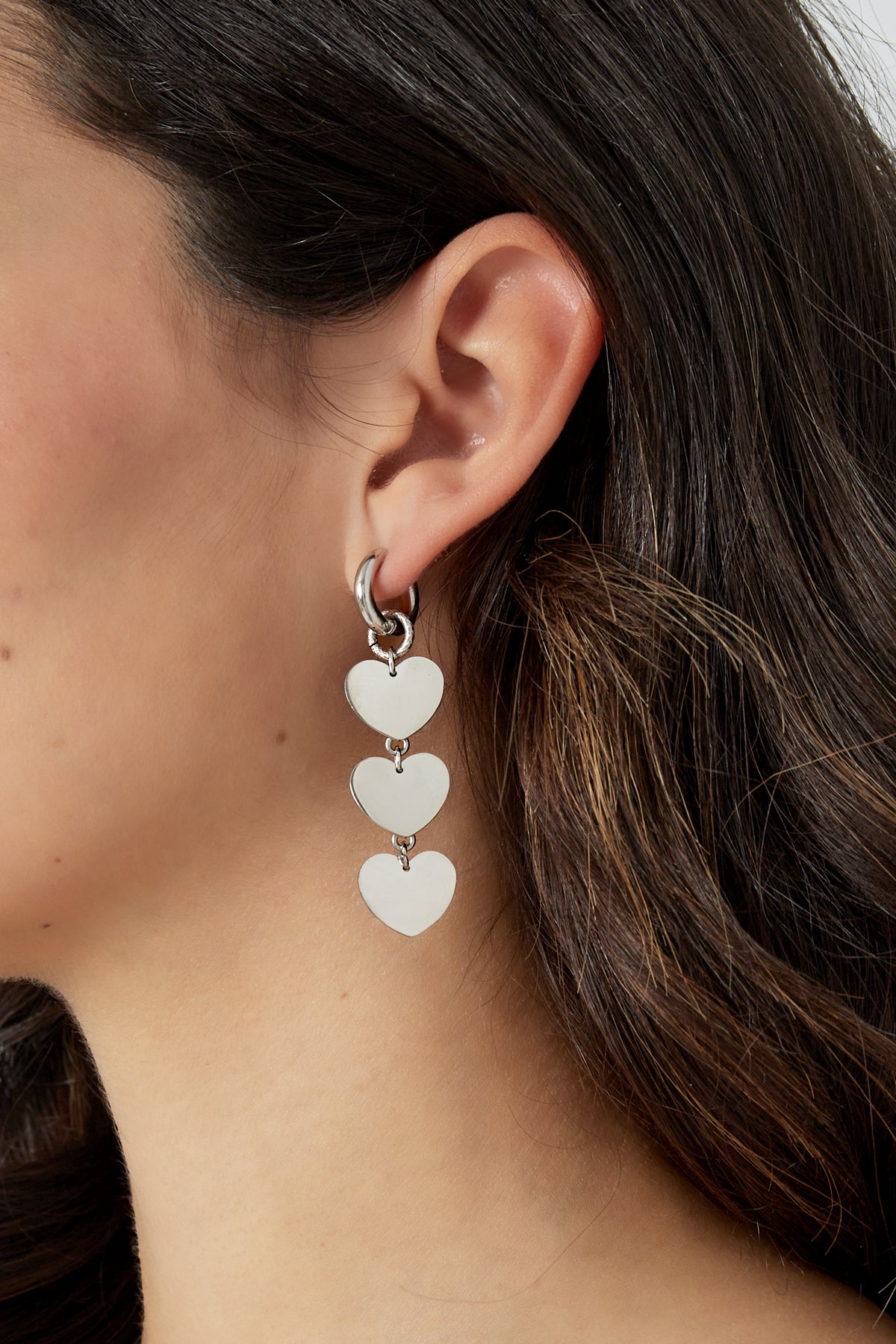 orecchini triplo amante