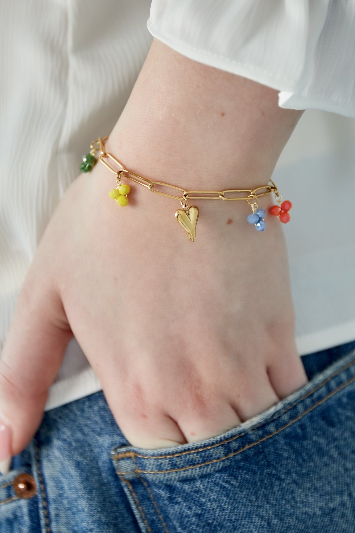 braccialetto con ciondolo amore primario