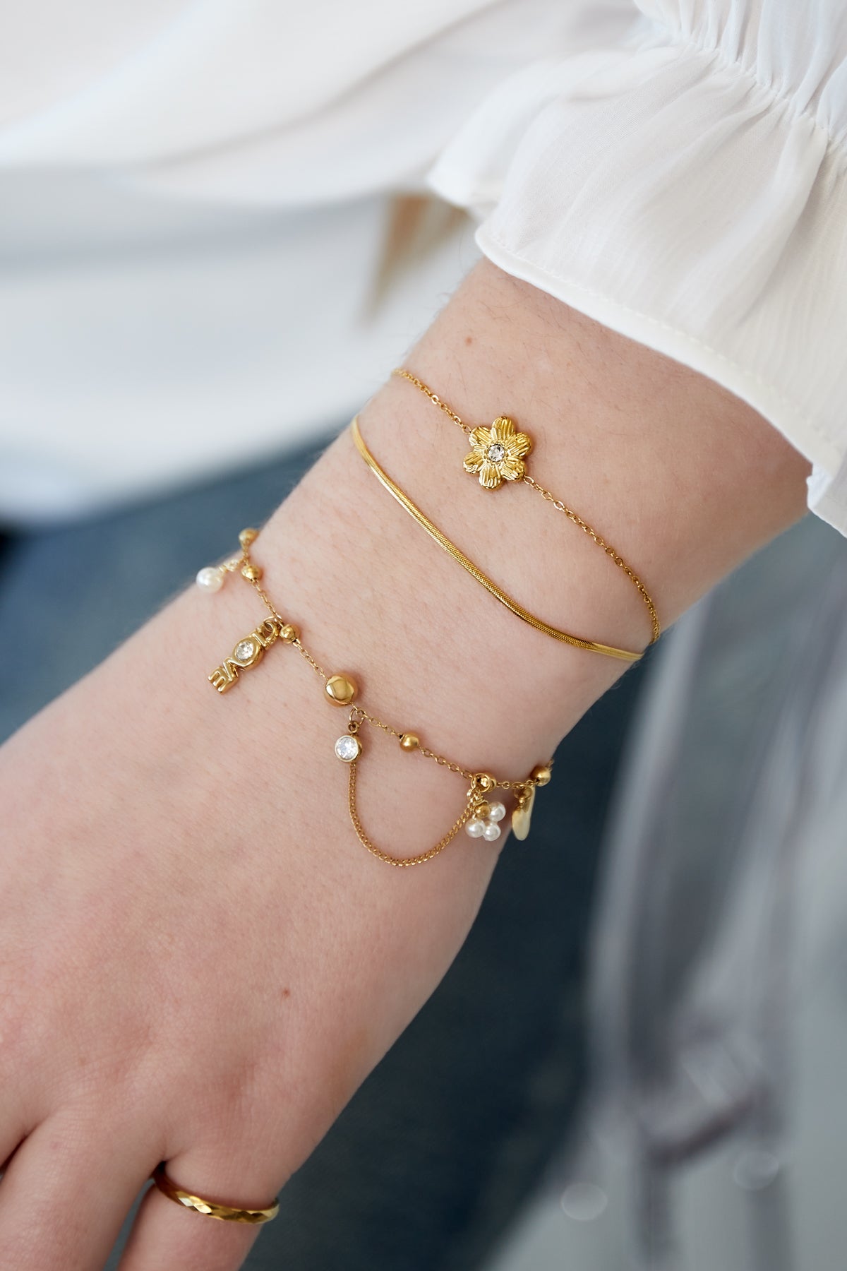 braccialetto flower love