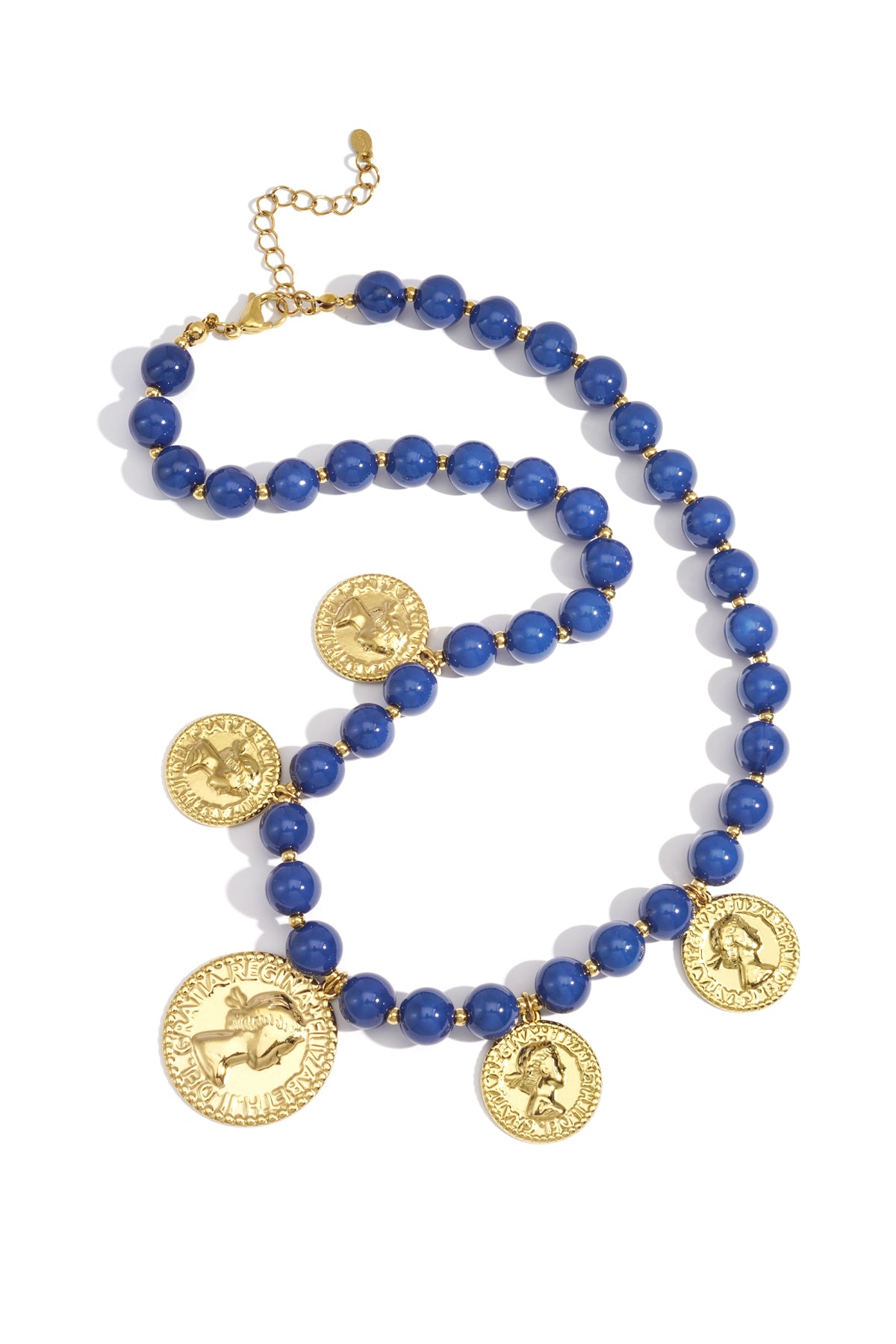 Collane con perline in acrilico, serie classica retrò quotidiana, gioielli da donna