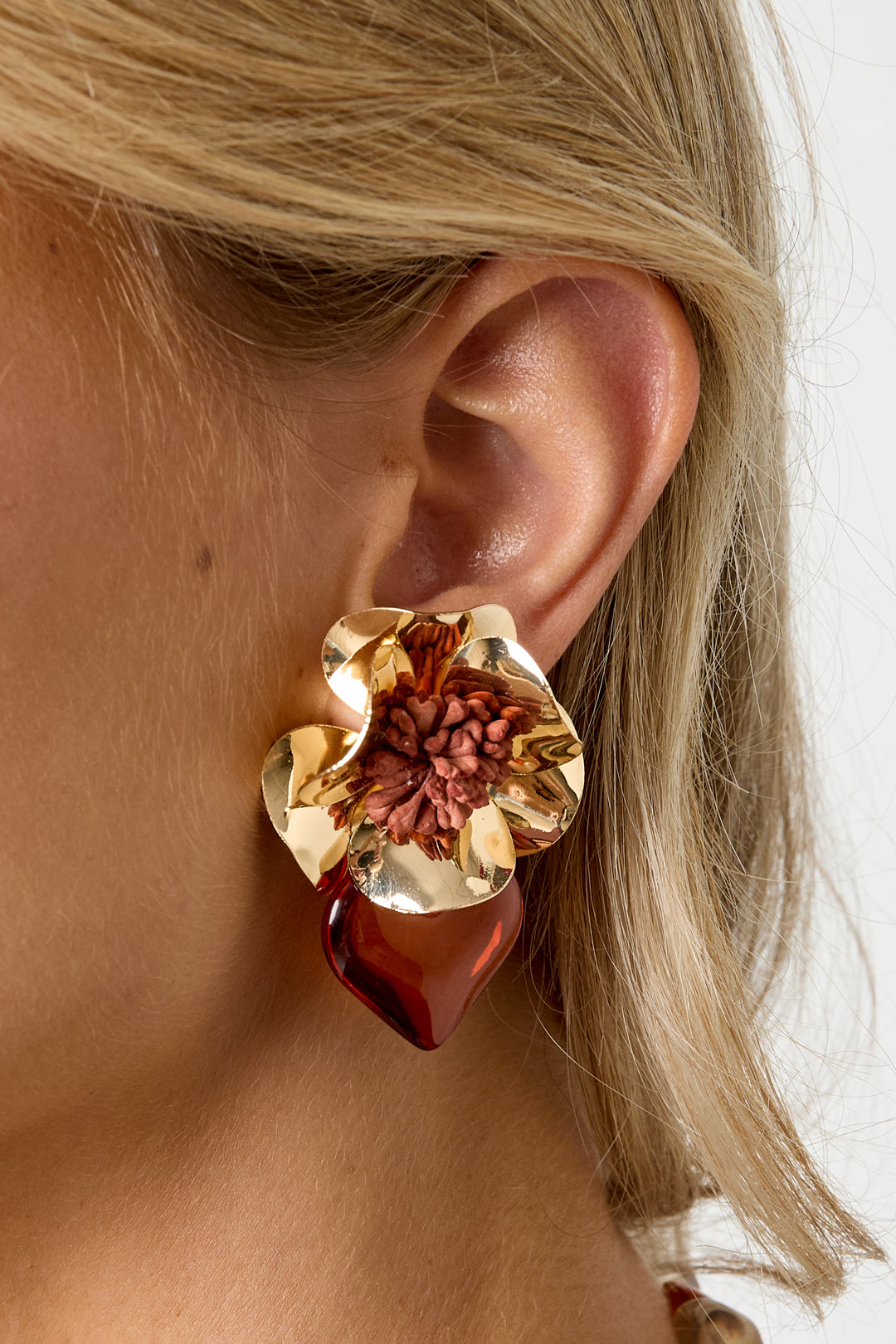 Orecchini pendenti in ferro, serie etnica quotidiana, gioielli da donna