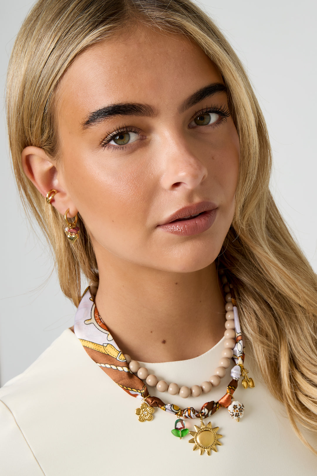 Collane con ciondolo in acciaio inossidabile, serie casual semplice da indossare ogni giorno, gioielli da donna