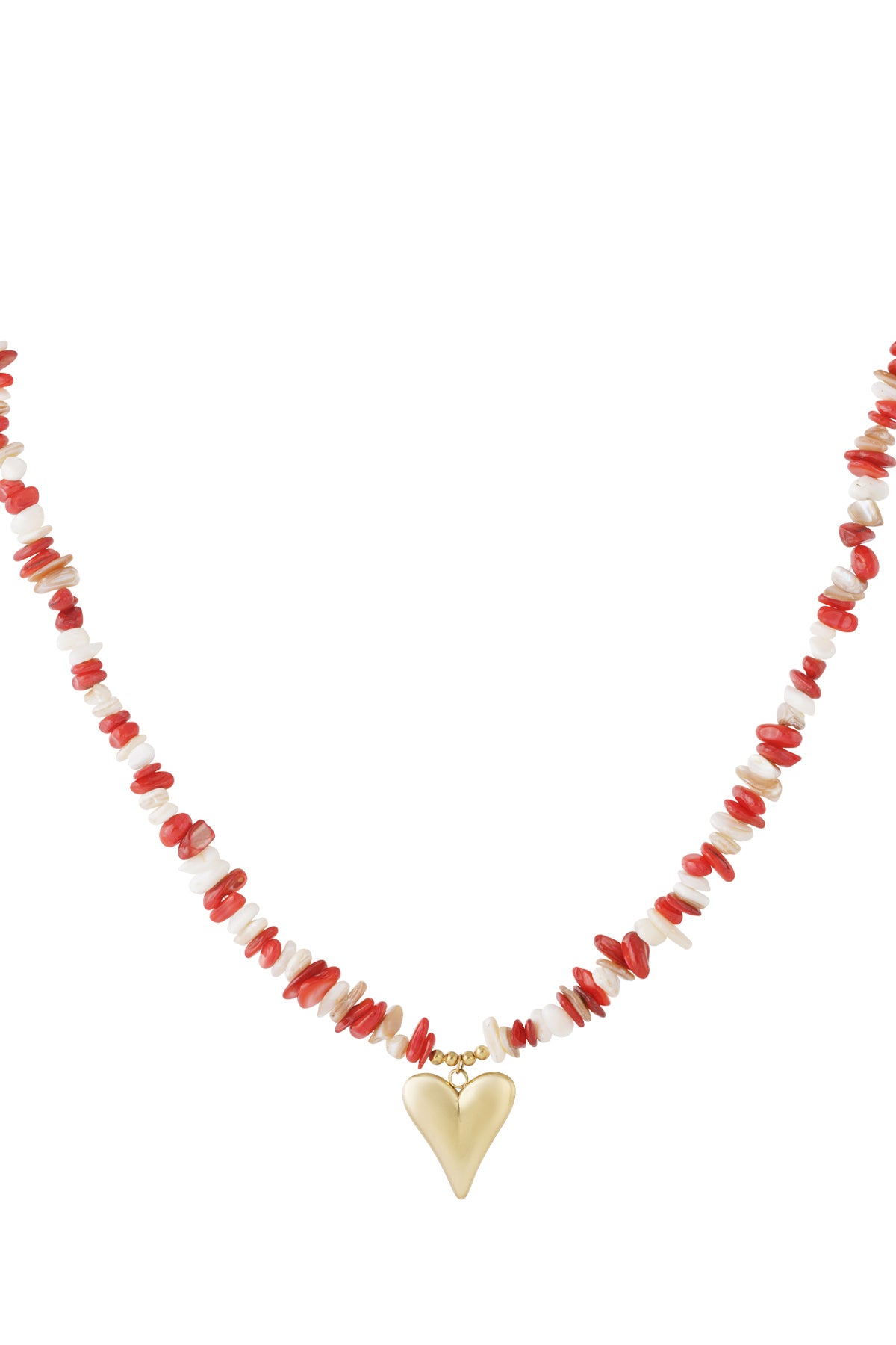 Collane con ciondolo in acciaio inossidabile a forma di cuore, casual, quotidiane, semplici, gioielli da donna