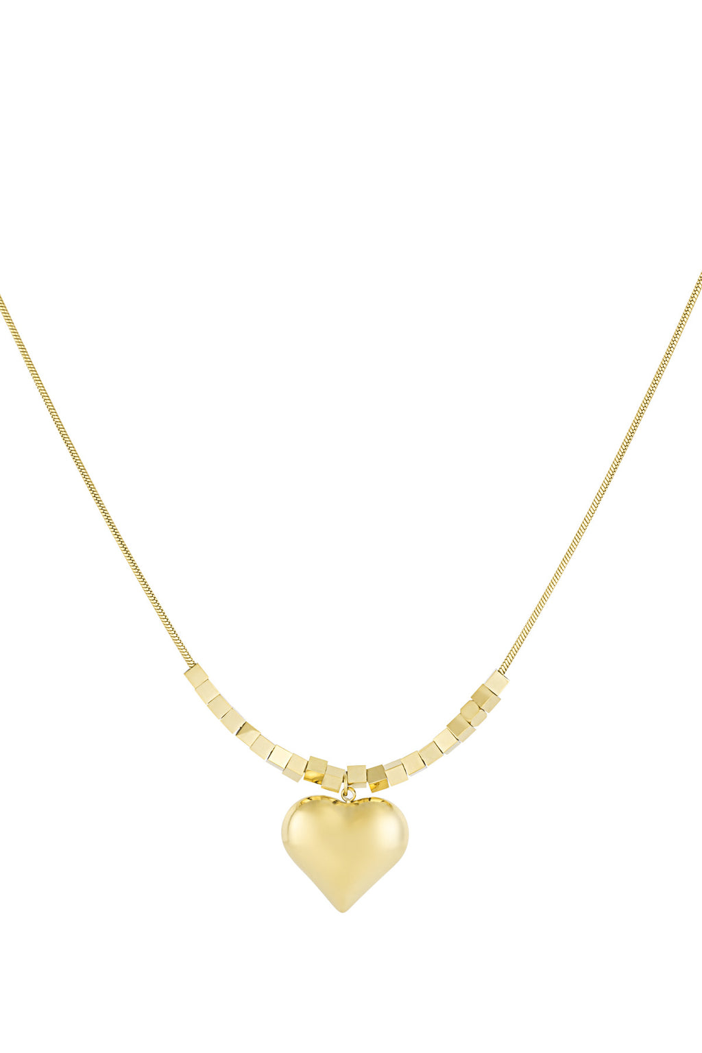 collana trendy a forma di cuore