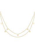 collana con doppio trifoglio
