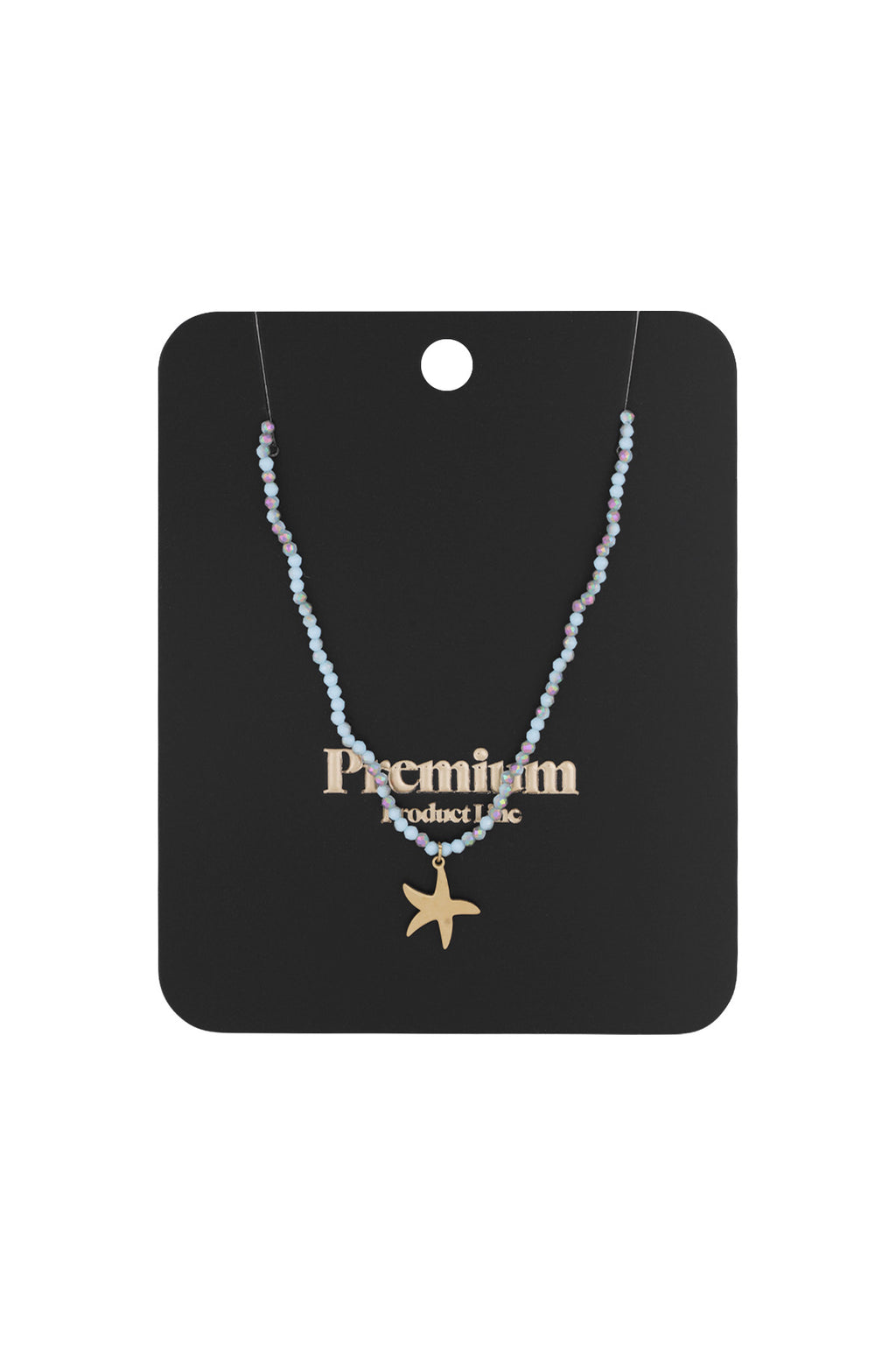 Collana stelle marine colorate