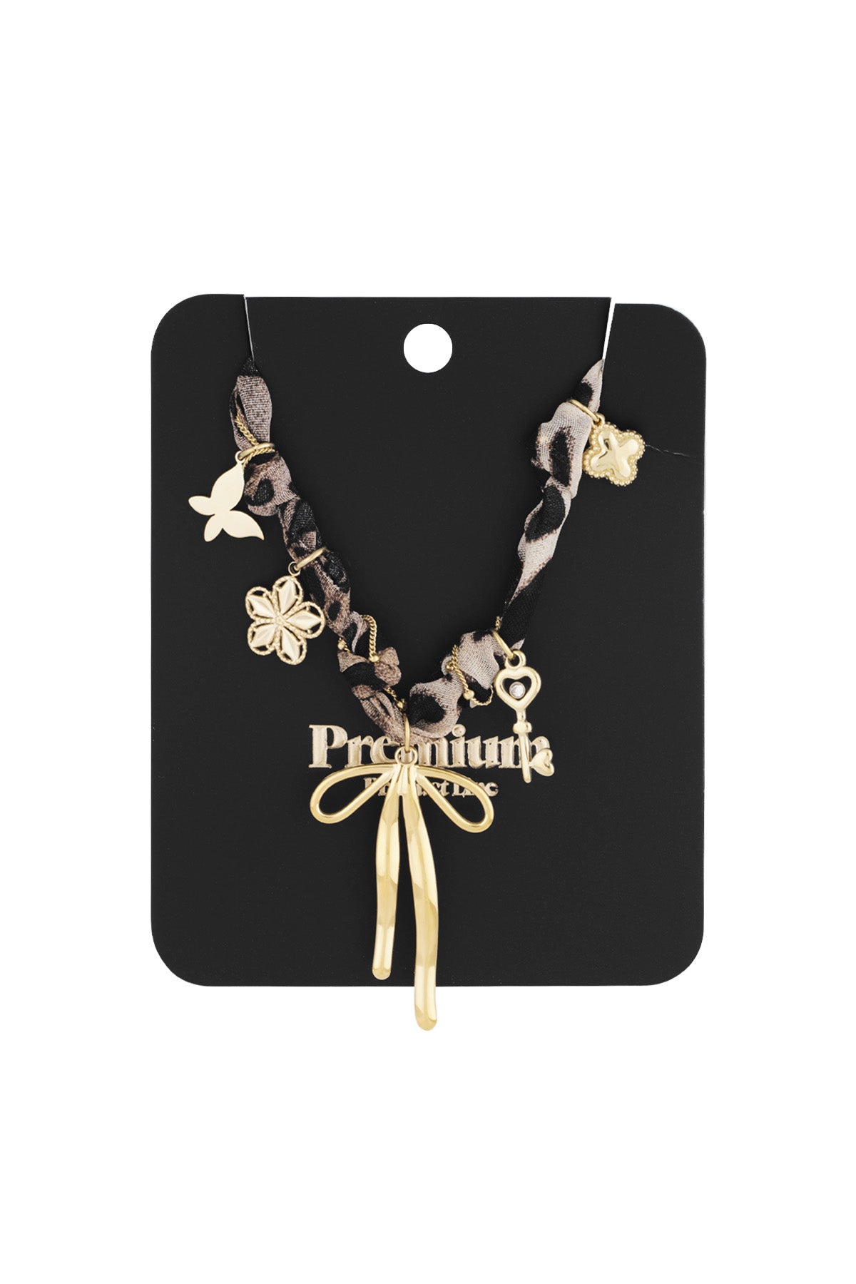 collana trendy leopardo