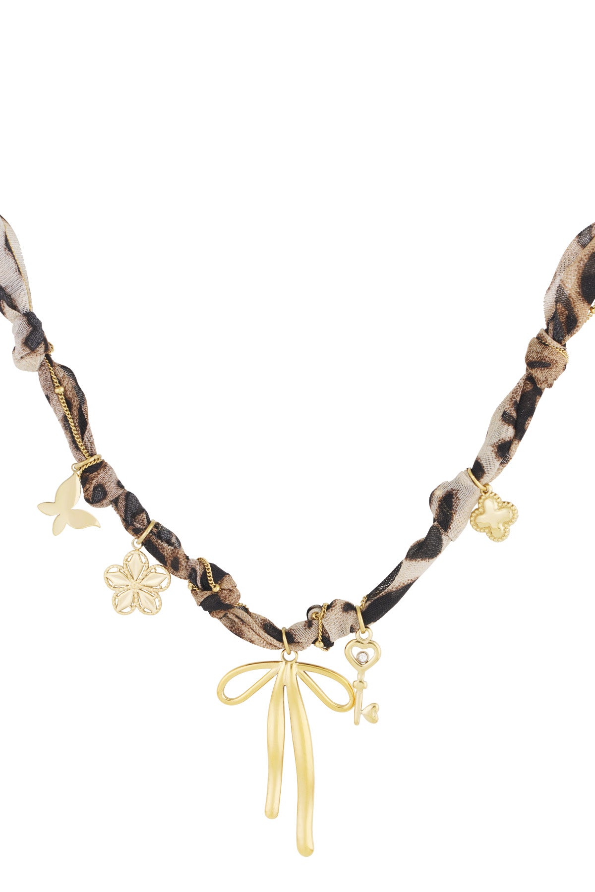 collana trendy leopardo