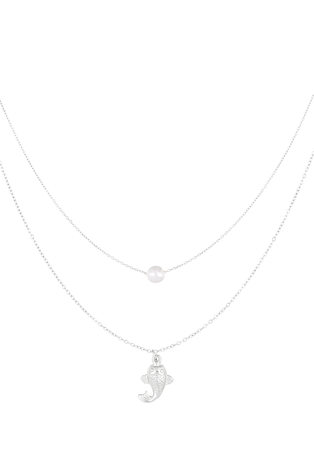 Collana pesce e perle