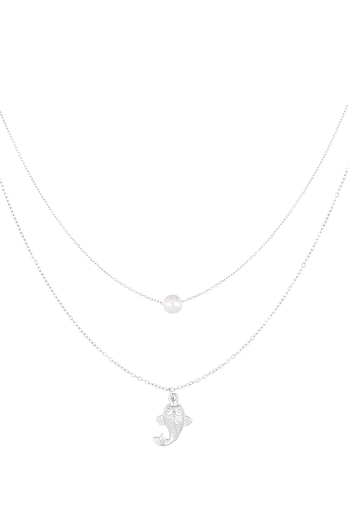 Collana pesce e perle