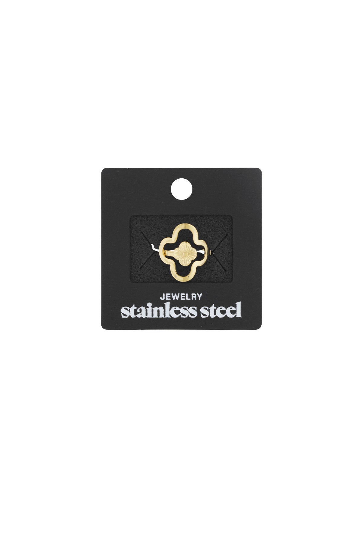 anello foglia portafortuna