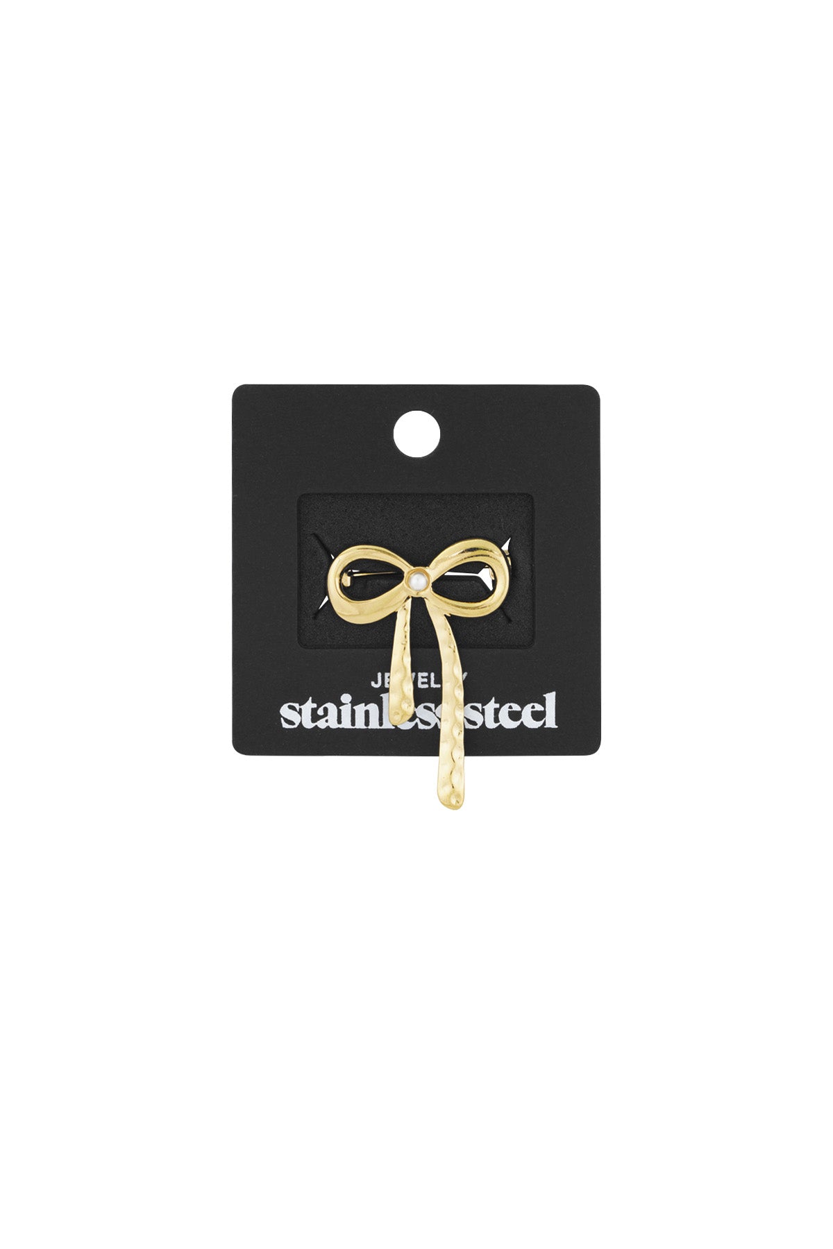 spilla fiocco di perle