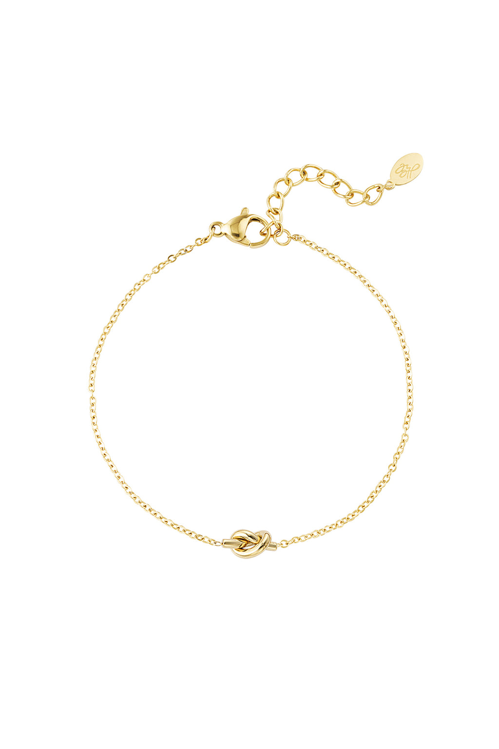 Bracciale semplice con charm annodato