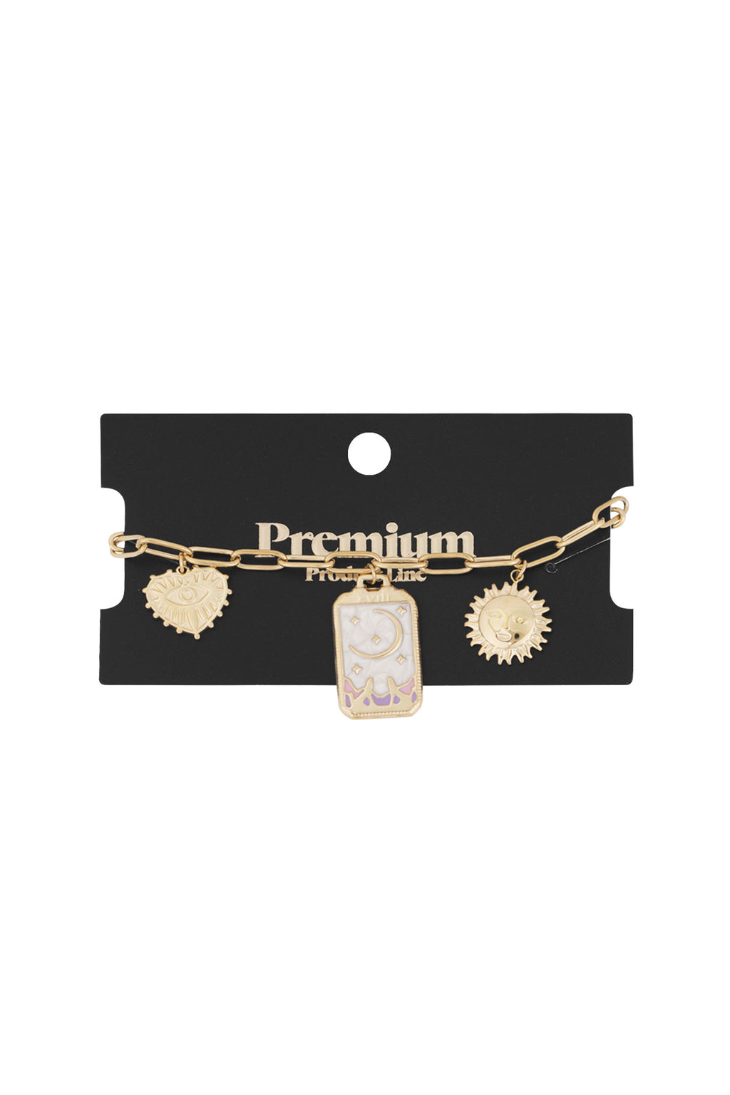 braccialetto con ciondolo luna magica