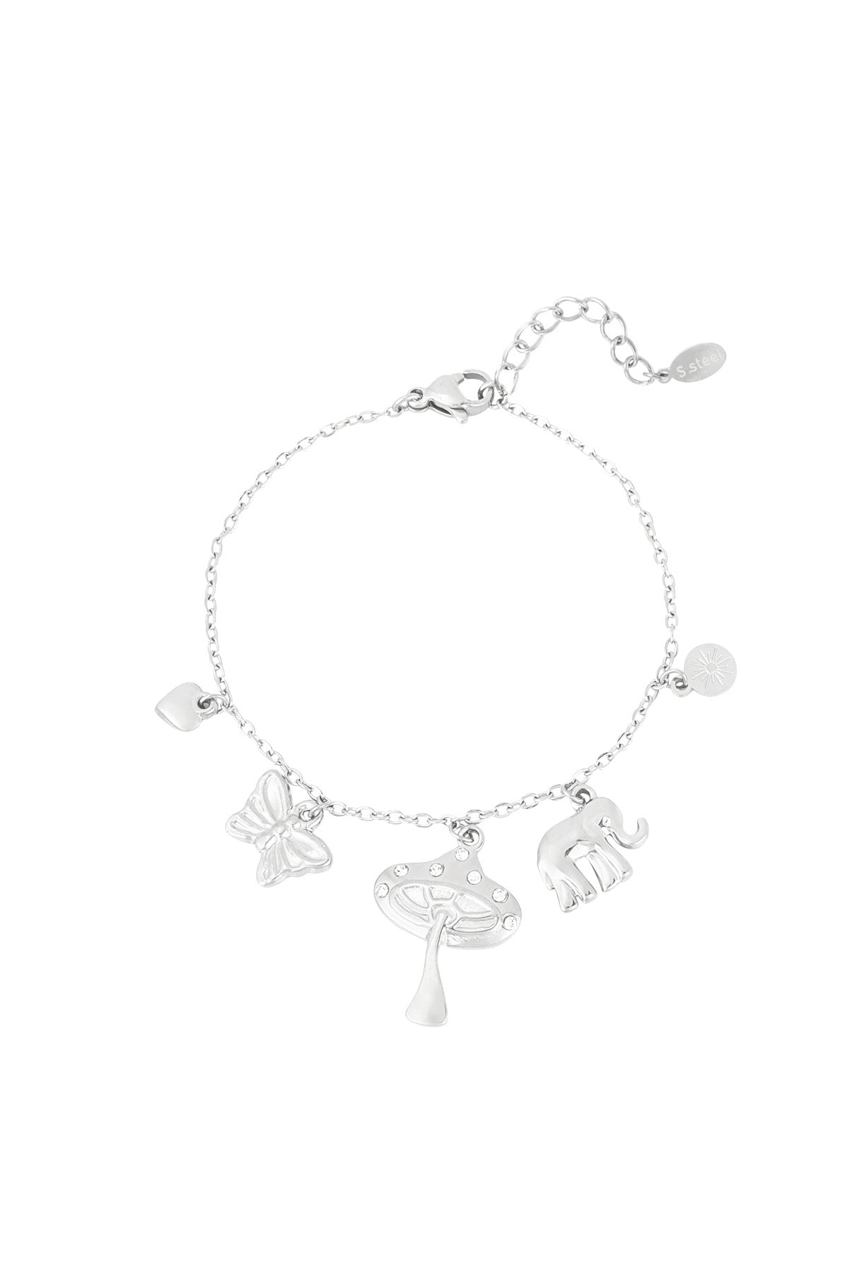 braccialetto con ciondolo sussurri selvaggi