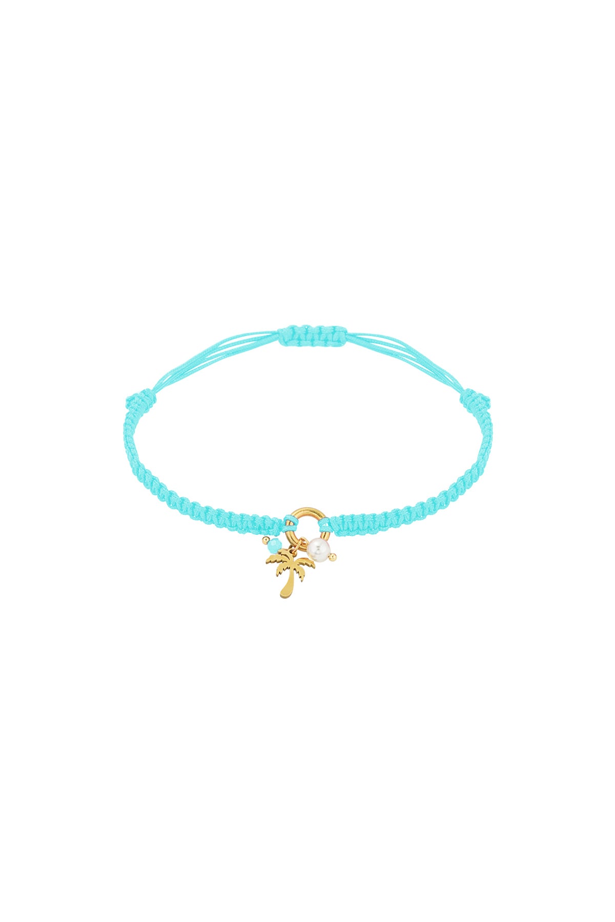 Bracciale Palm Paradise - Colore arancione e oro