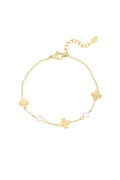 bracciale perla e trifoglio