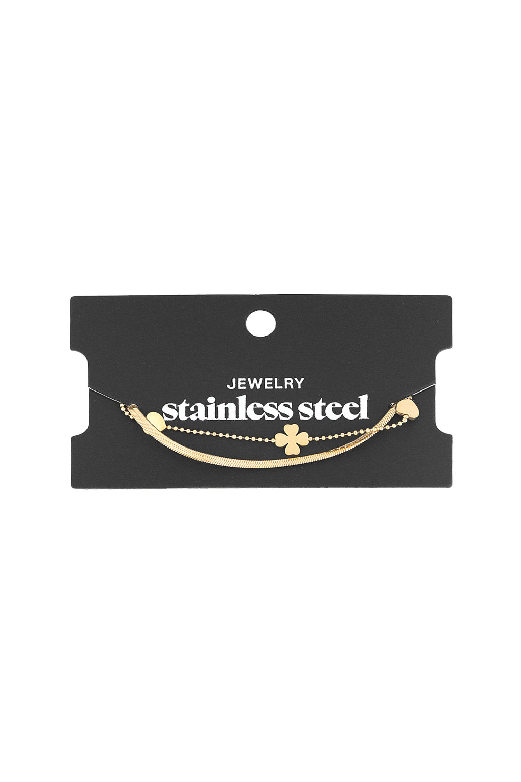 bracciale trifoglio cuore