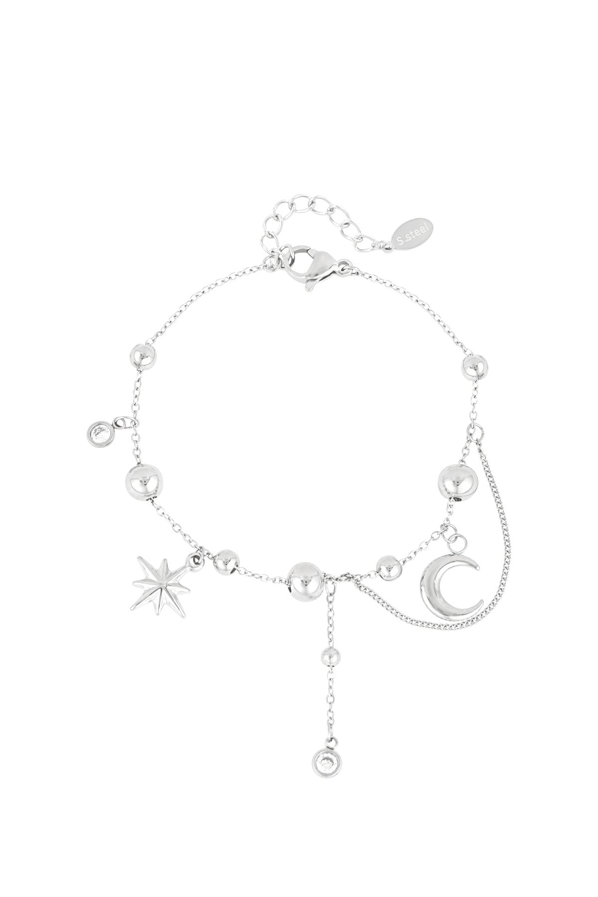bracciale trendy a forma di luna