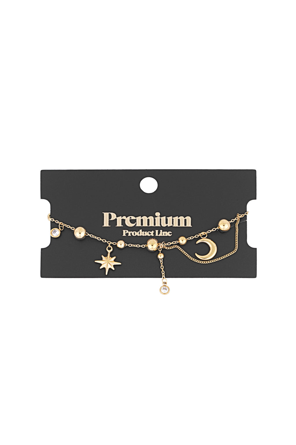 bracciale trendy a forma di luna