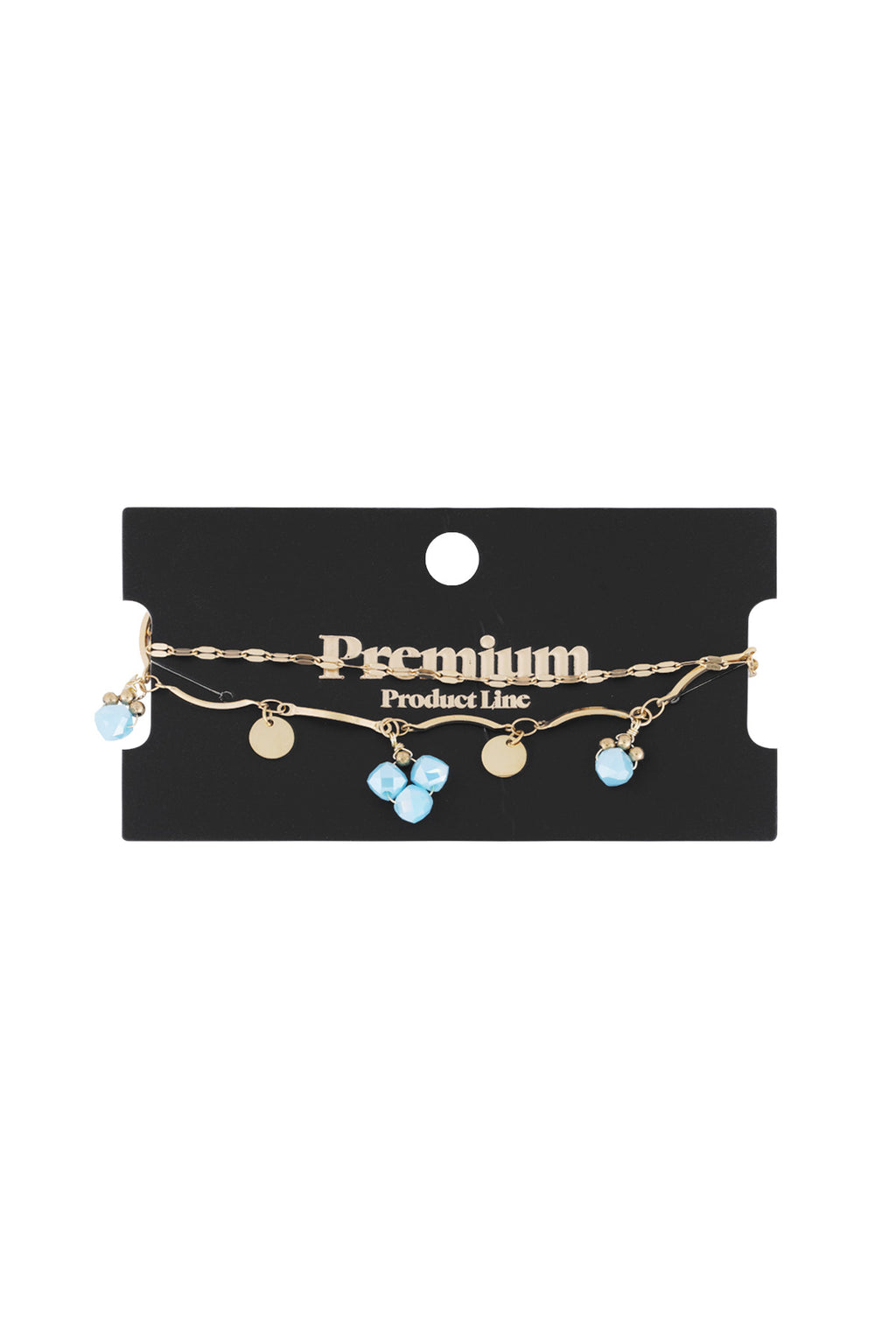 Bracciale perline blu