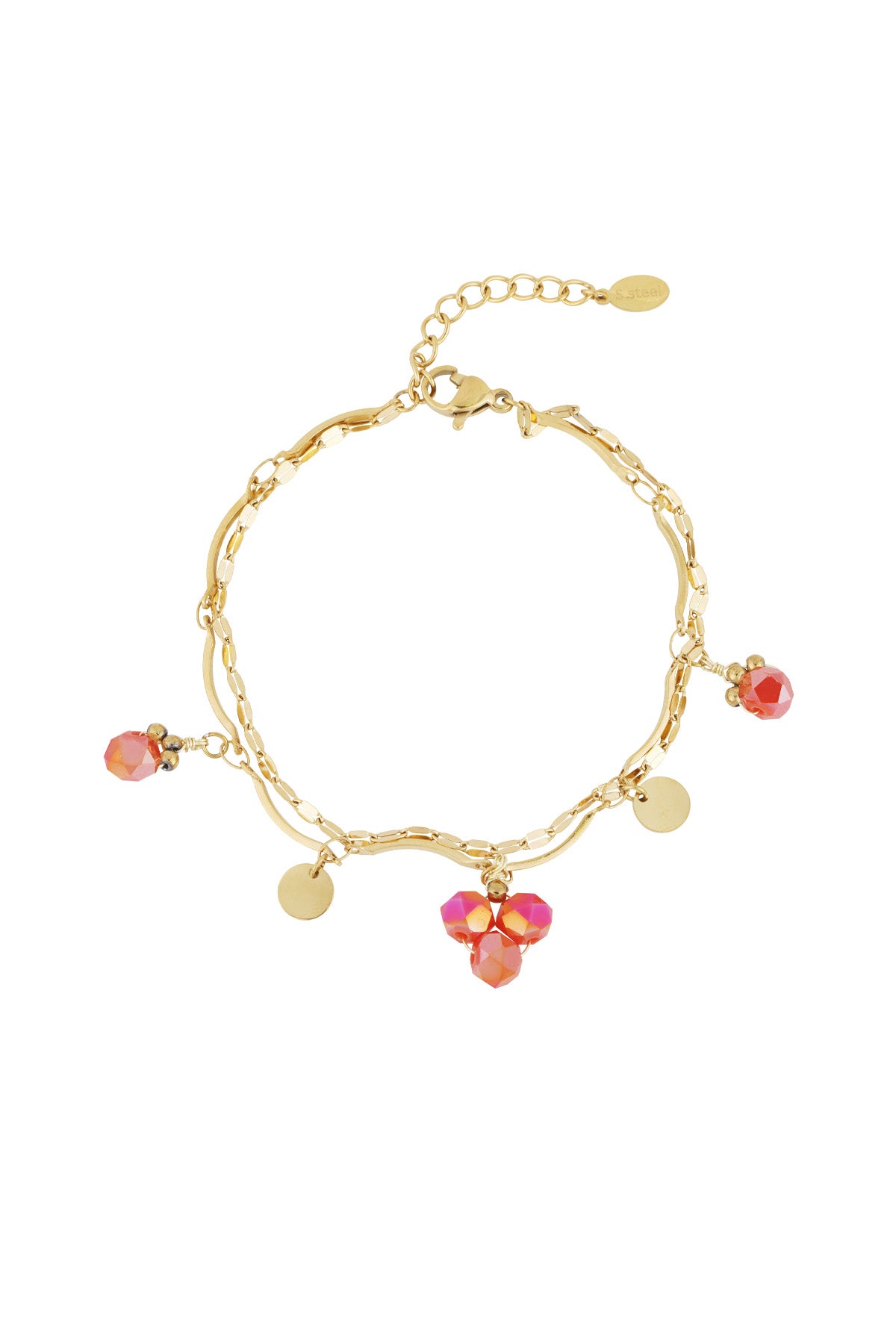 Bracciale perline blu