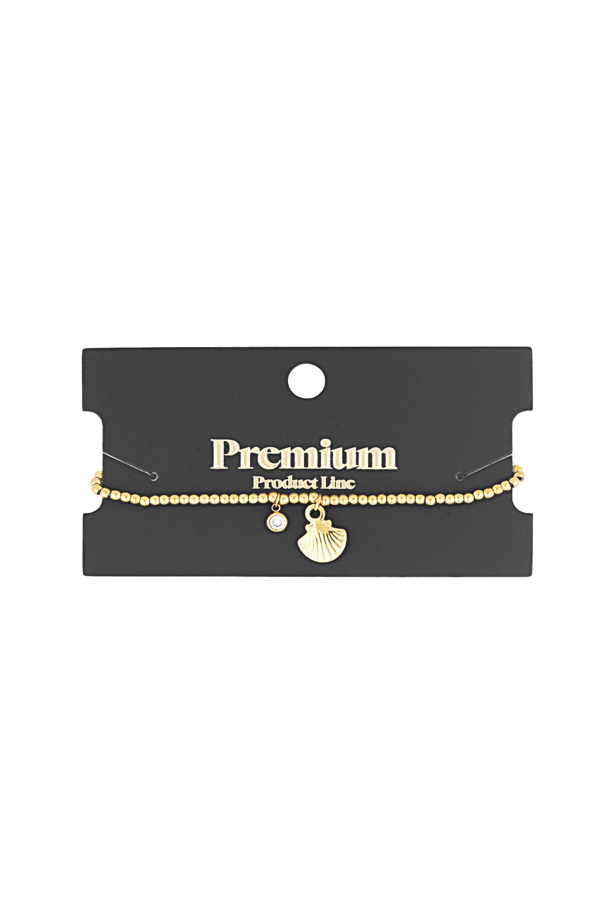 bracciale semplice conchiglia scintillante