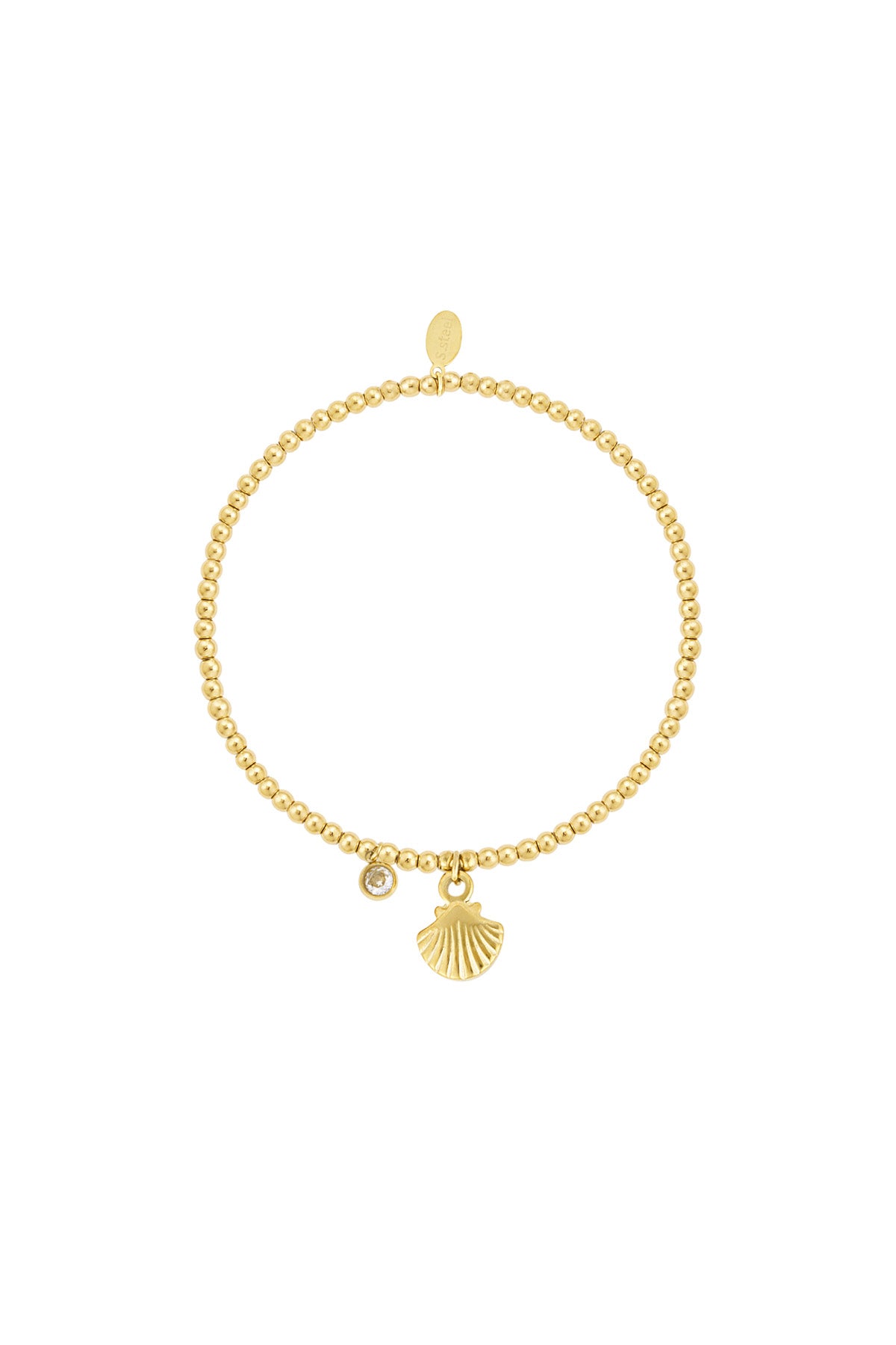 bracciale semplice conchiglia scintillante