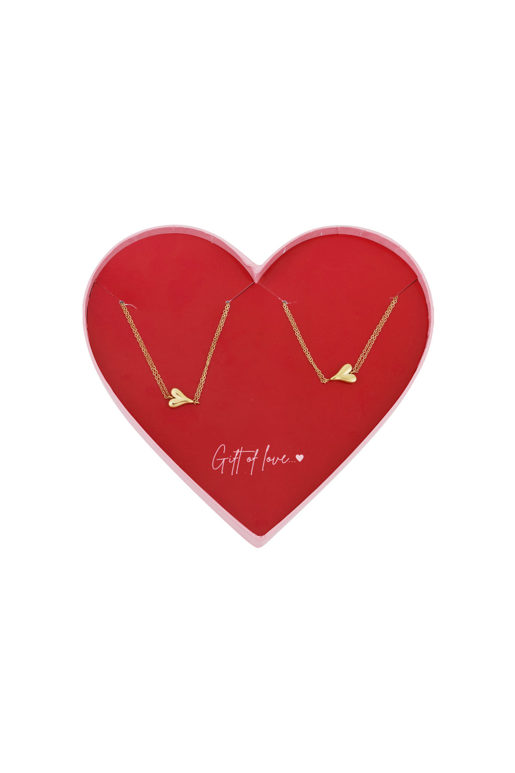 dono d'amore bracciali in acciaio inossidabile a forma di cuore