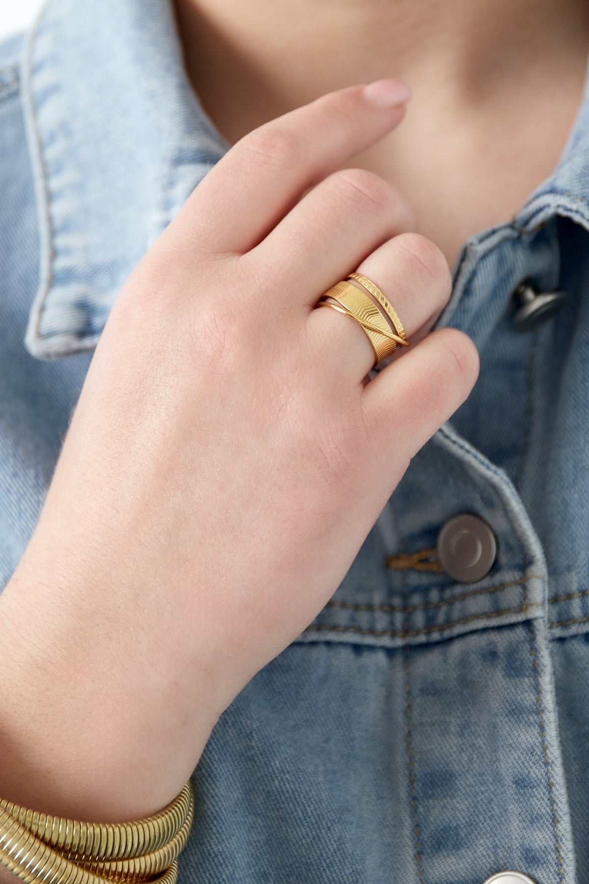 anello tesori impilati