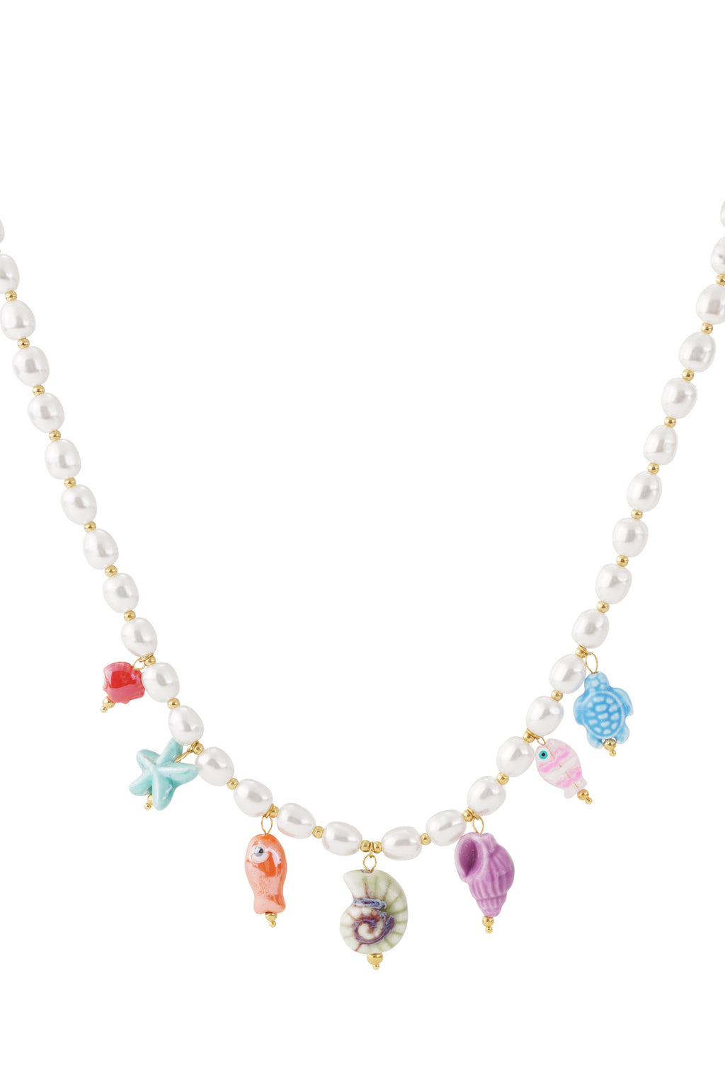 Collane di perline di perle finte a forma di tartaruga, per vacanze/spiaggia