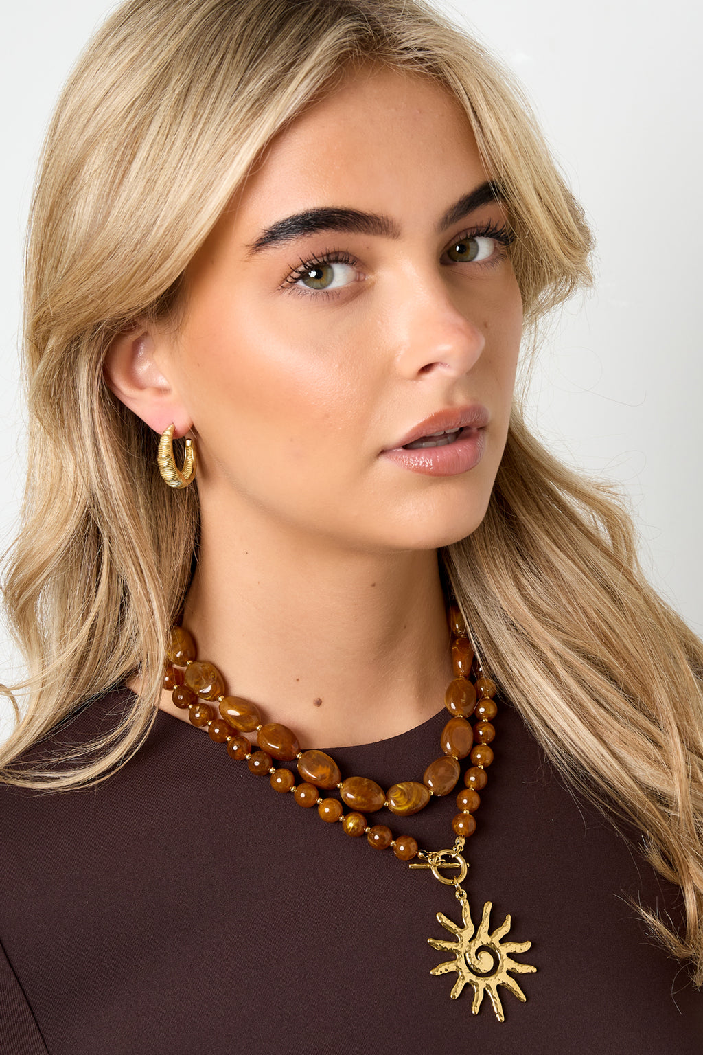 Collane con perline in acrilico, perline, casual, quotidiane, classiche, gioielli da donna