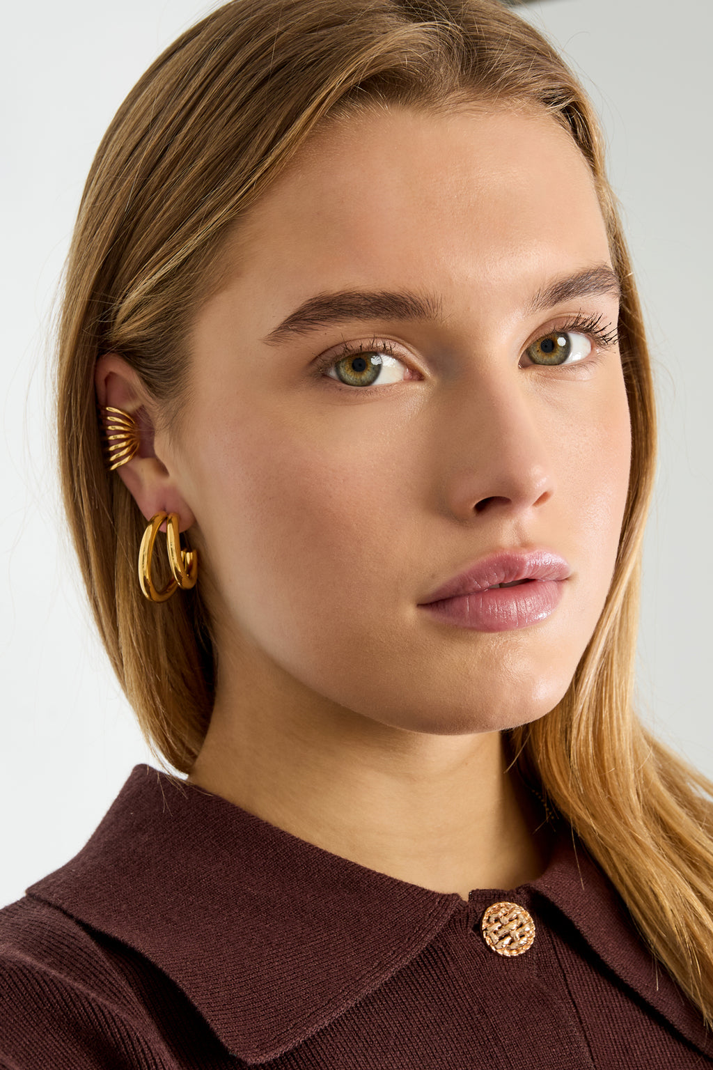 Orecchini pendenti in acciaio inossidabile, linea Casual Daily Simple, gioielli da donna