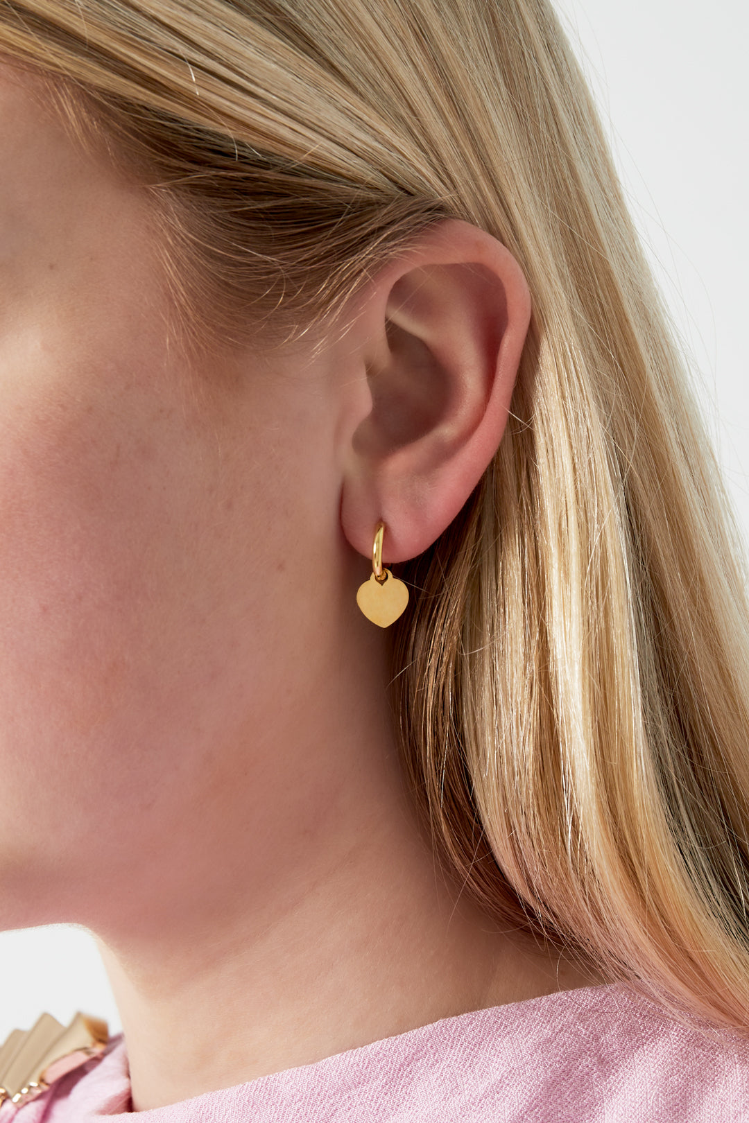 Semplici orecchini a cuore