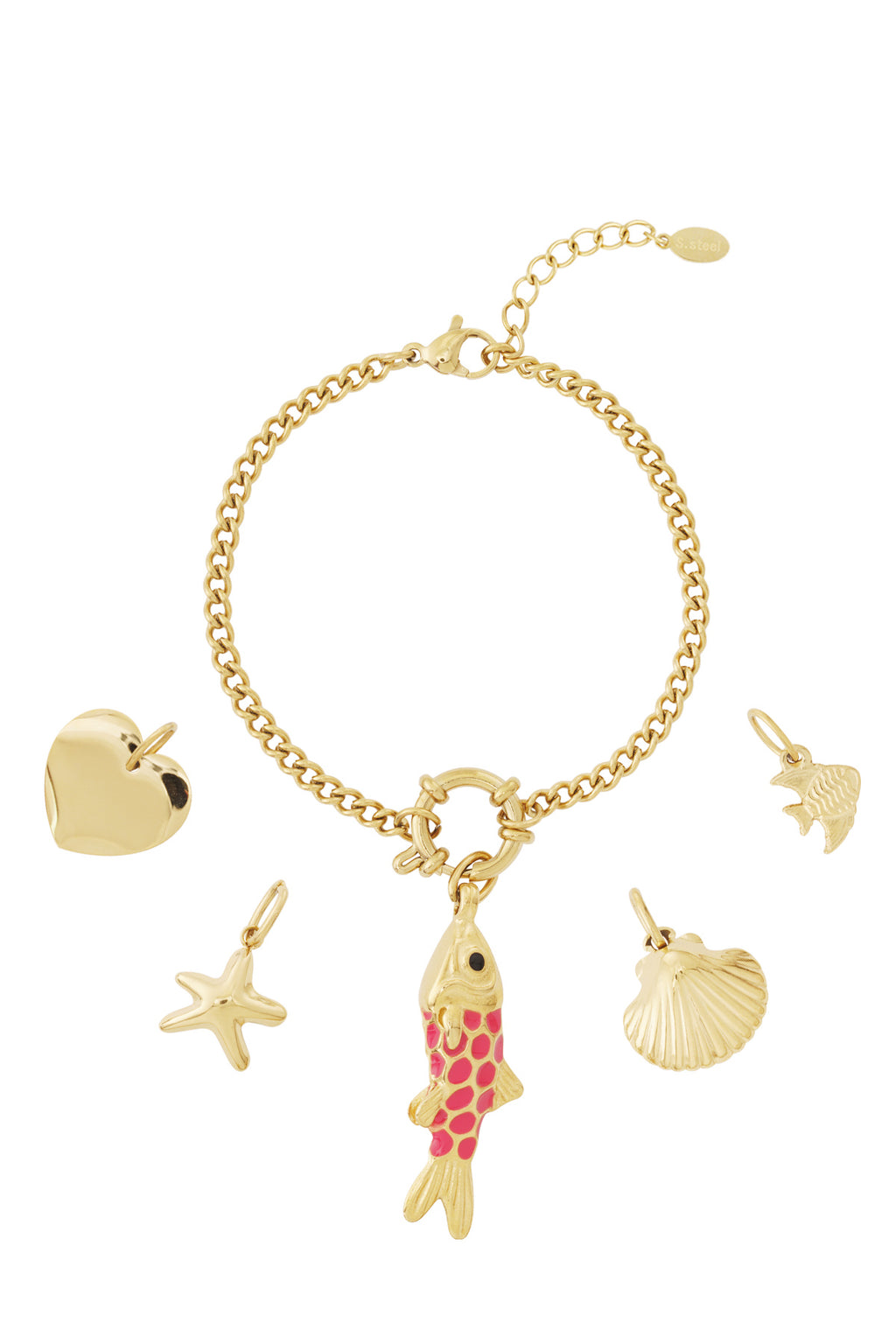 Braccialetto fai da te a forma di pesce