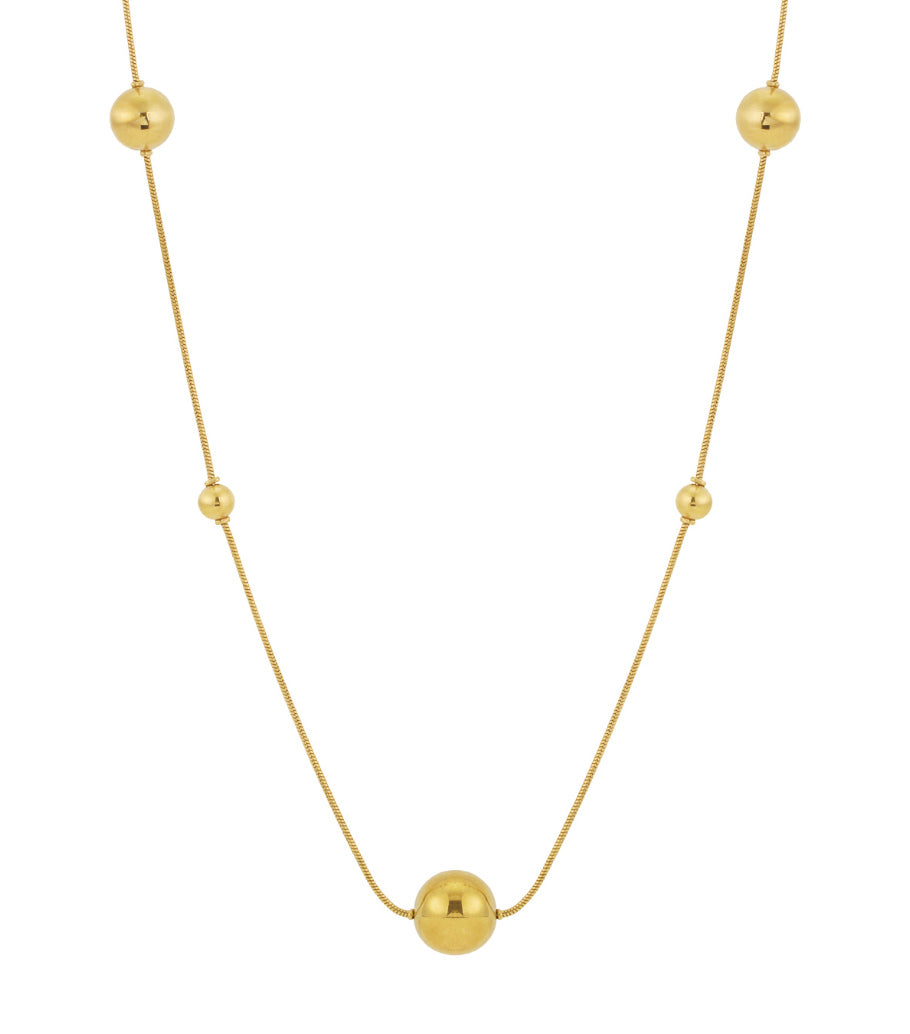 Collana lunga con perline