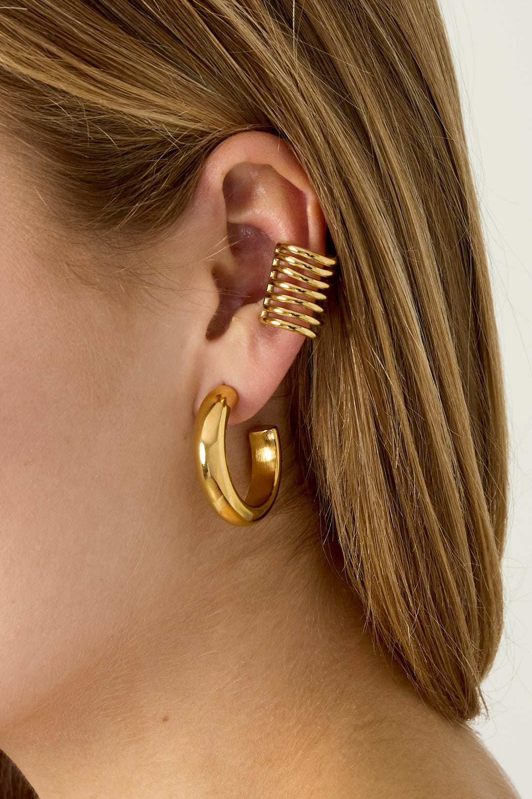 Orecchini pendenti in acciaio inossidabile, linea Casual Daily Simple, gioielli da donna