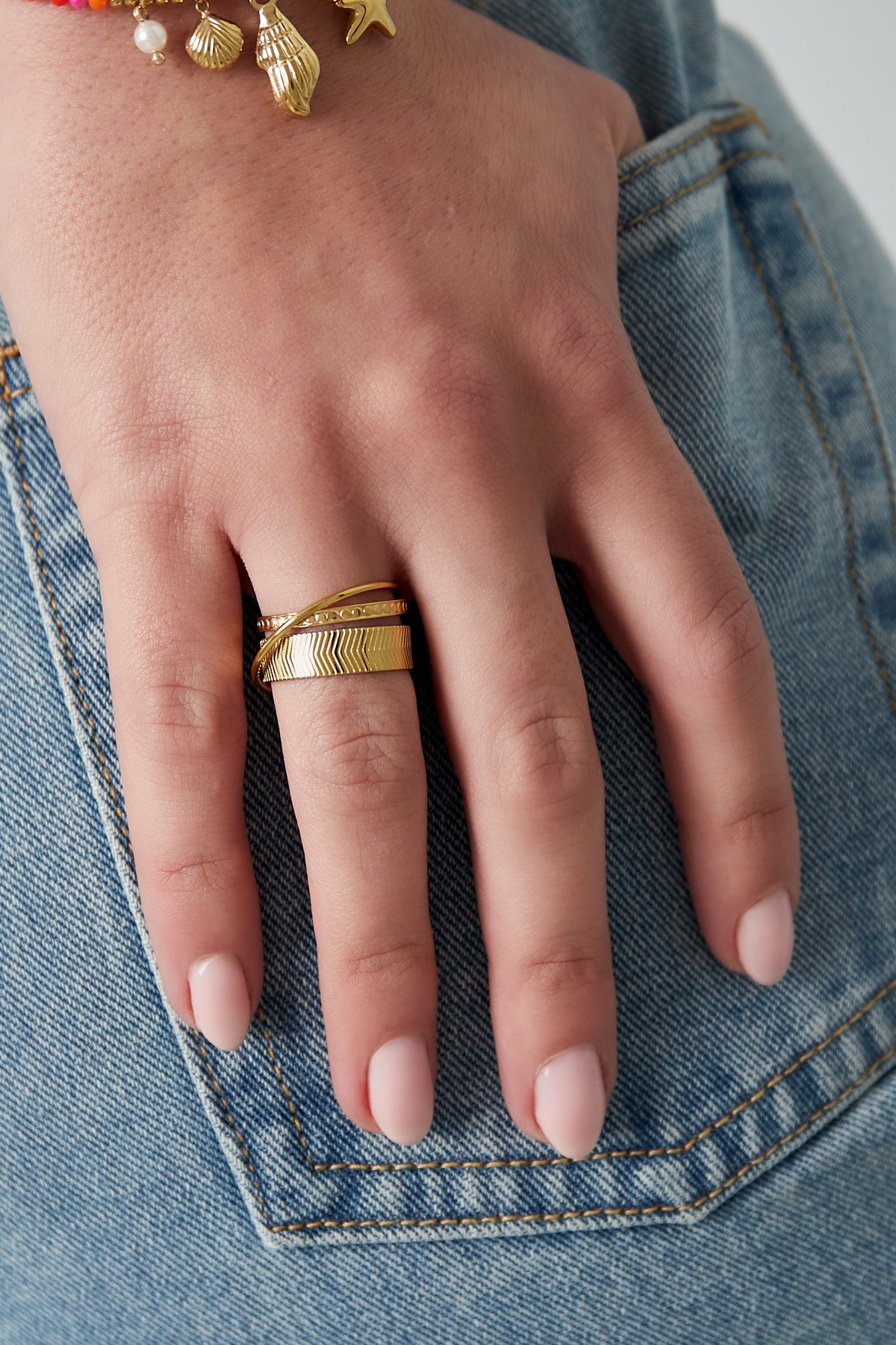 anello tesori impilati