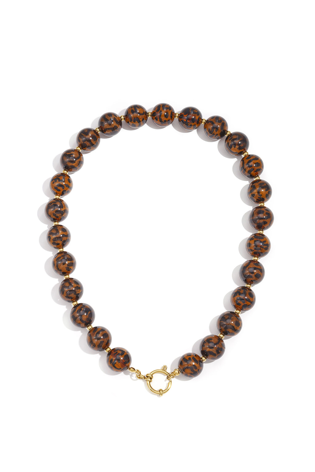 Collane con perline in acrilico, serie retrò, classiche, da donna, 16 mm