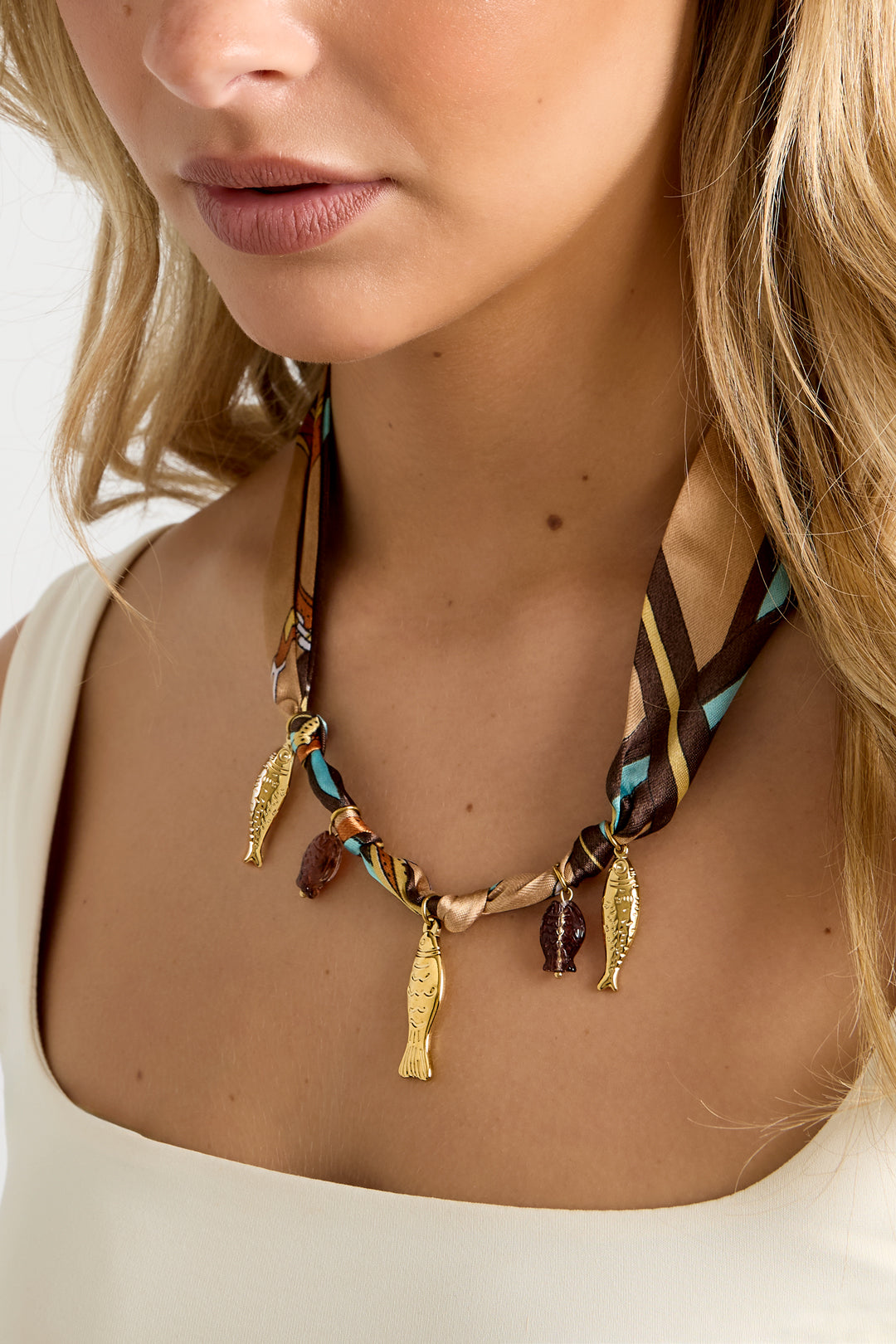 Collane lunghe in acciaio inossidabile con pesci, casual, quotidiane, romantiche, gioielli da donna