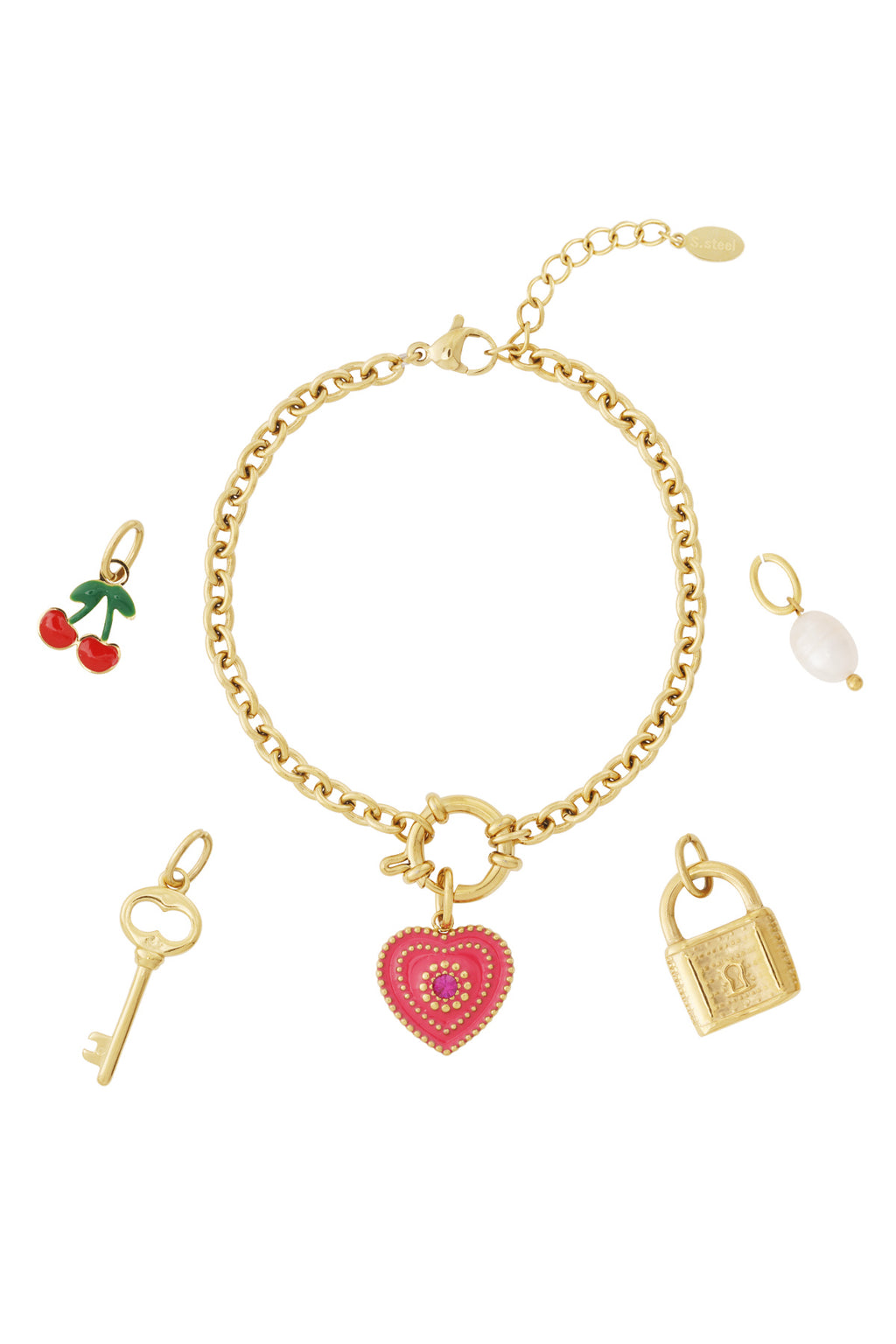 Braccialetto fai da te a forma di cuore