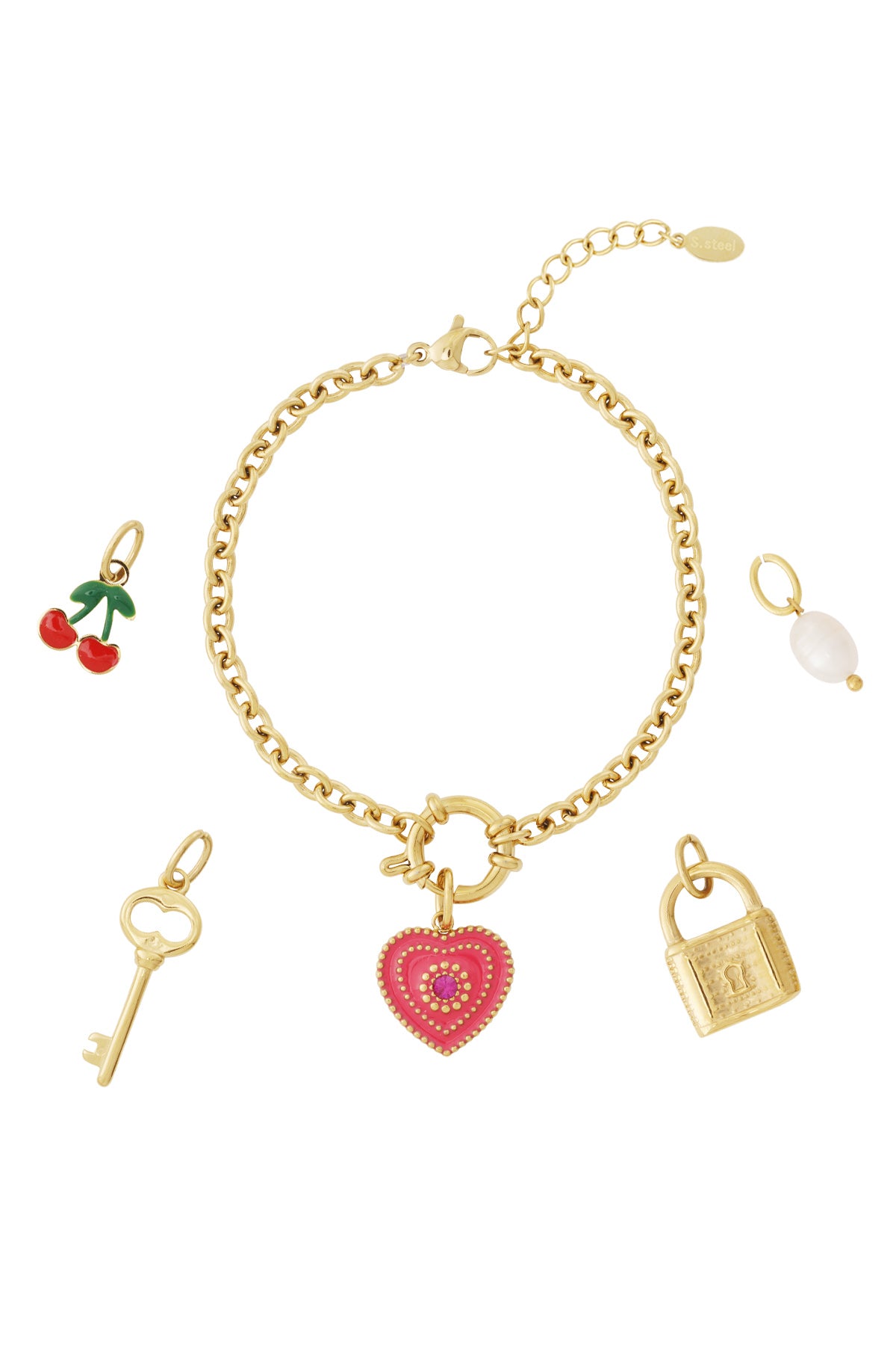 Braccialetto fai da te a forma di cuore