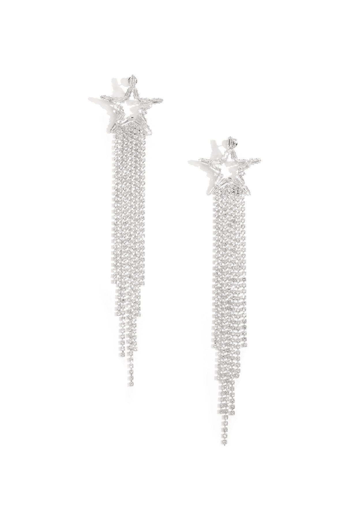 Orecchini pendenti in rame a forma di stella, eleganti, lussuosi, serie di gioielli da donna.