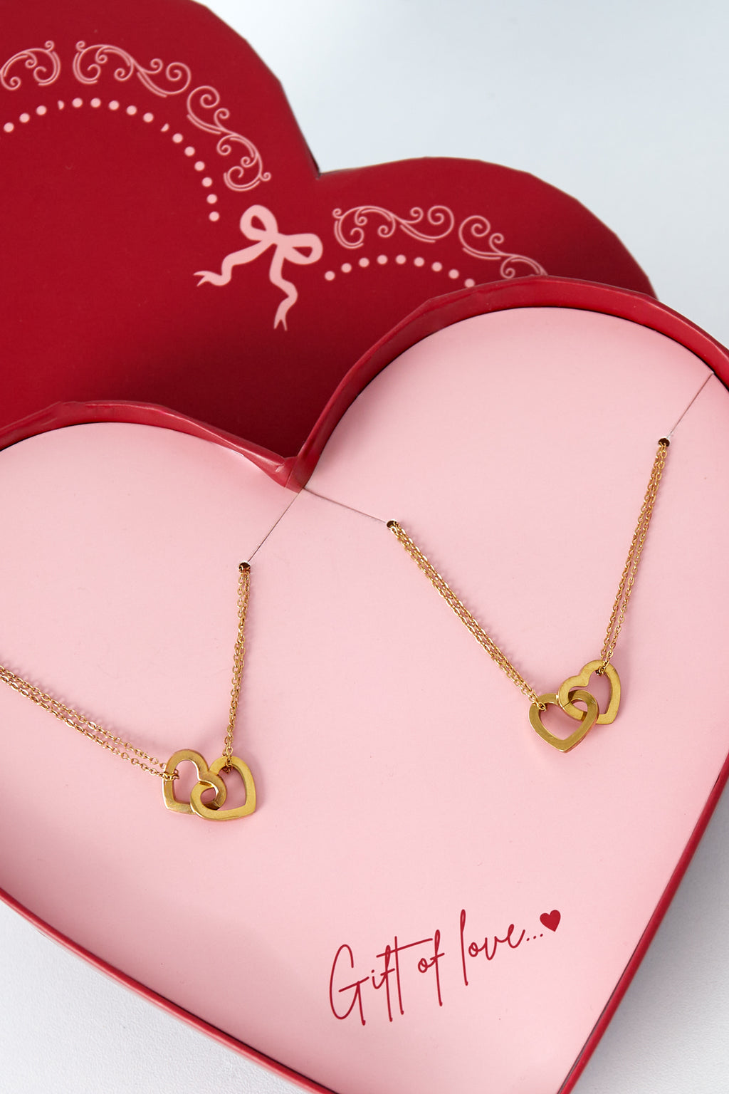 braccialetti in acciaio inossidabile "dono d'amore"